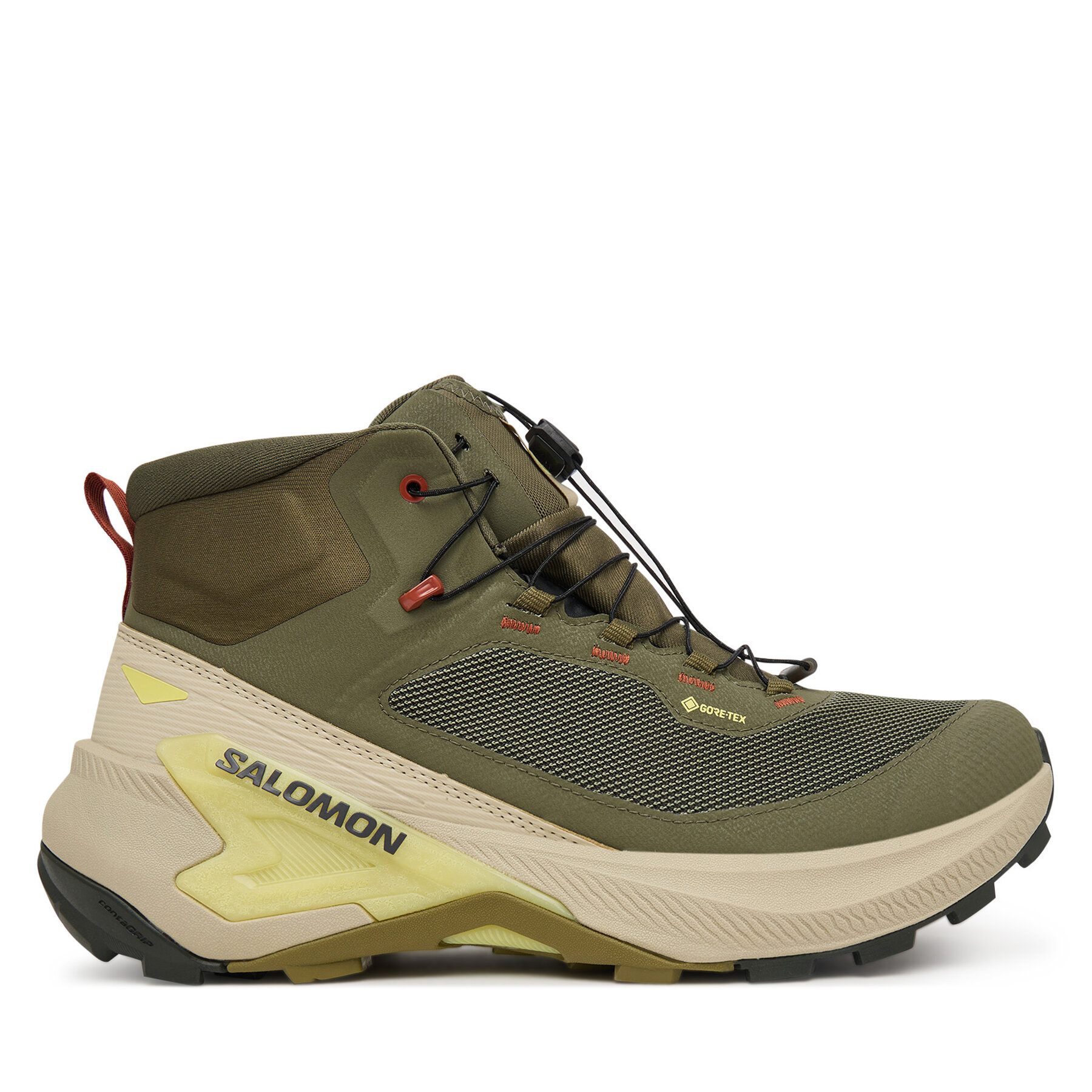 Trekingová obuv Salomon Genesis Mid GTX L45409400 Kaki