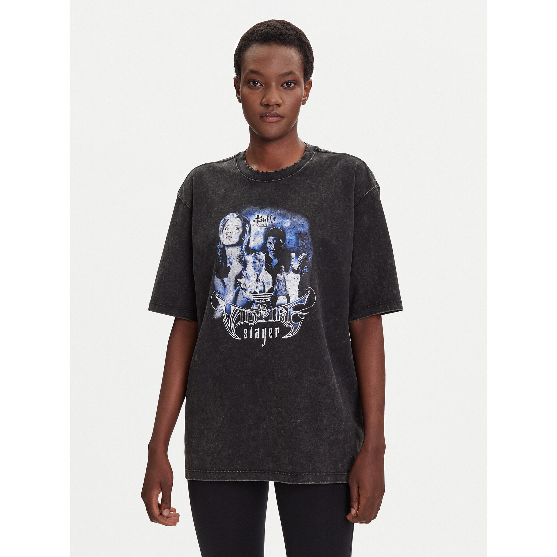 adidas Póló 20th Century Fox Disney JW0154 Fekete Oversize