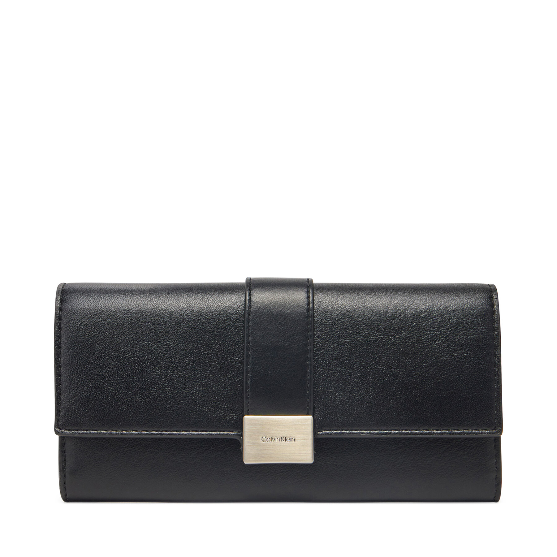Nagy női pénztárca Calvin Klein Hardware Snap Large Wallet K60K612964 Fekete