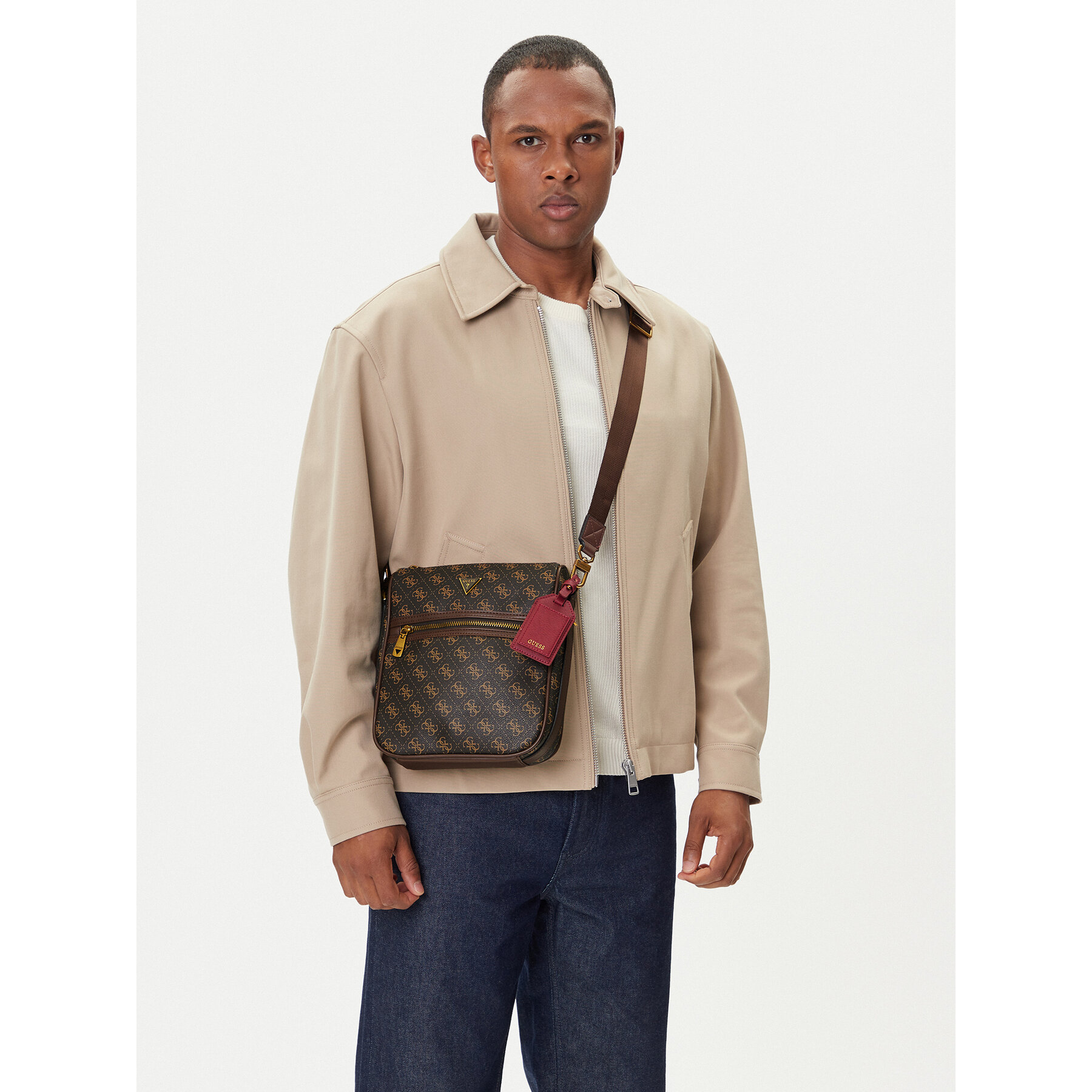 Мъжка чантичка Guess HMMILO P5417 Кафяв