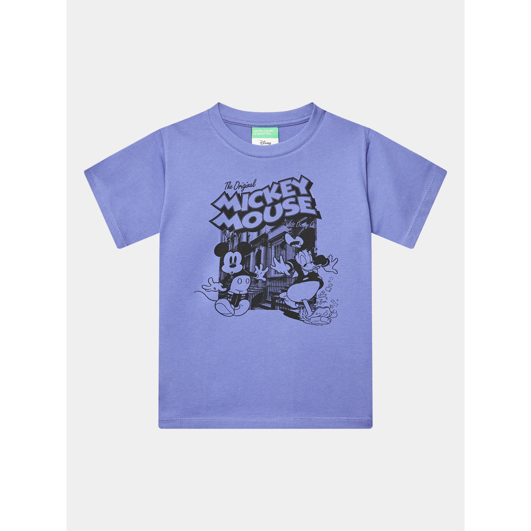 United Colors Of Benetton T-Shirt 3096G10B3 Μωβ Regular Fit