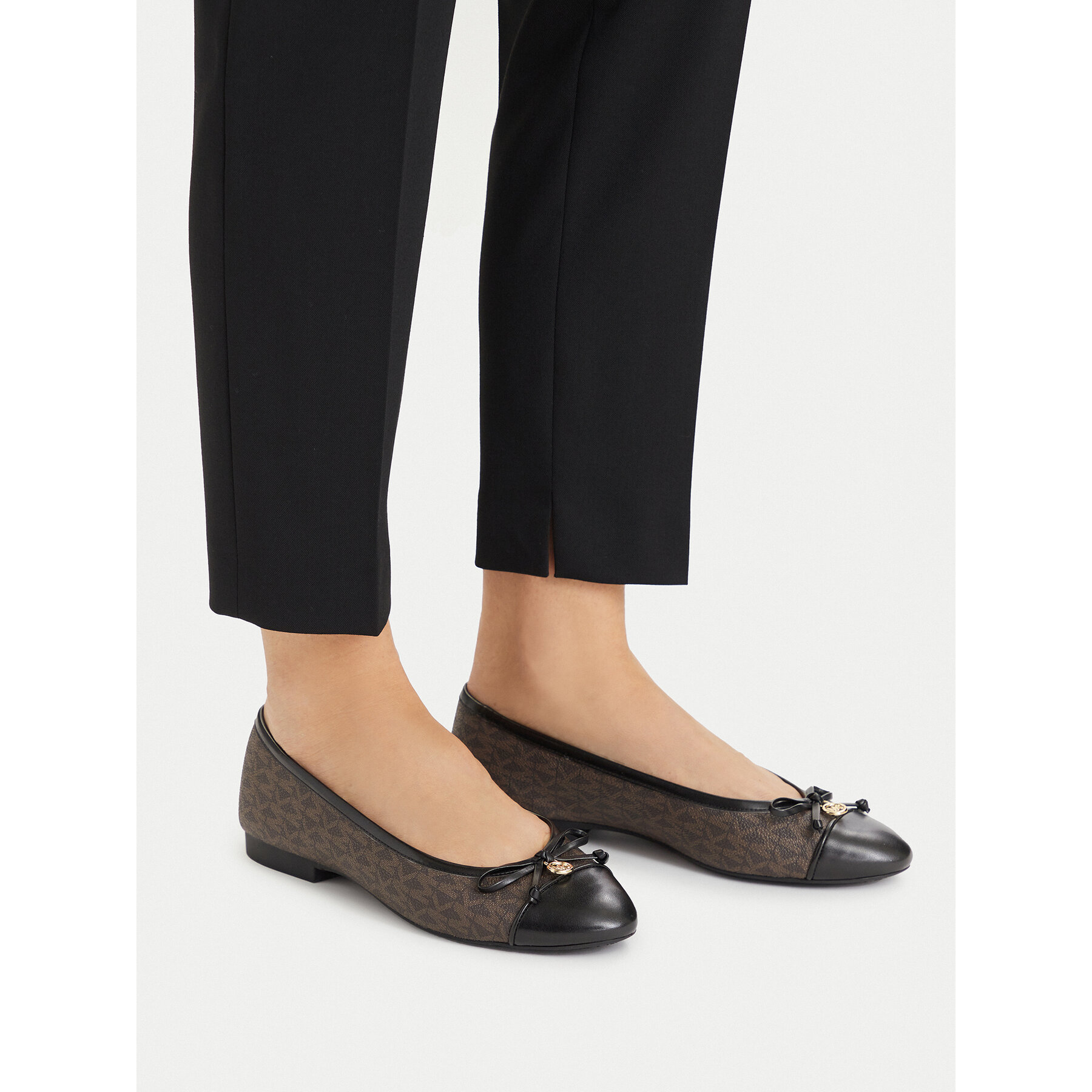 Μπαλαρίνες MICHAEL Michael Kors Piper 40T6PIFP1B Καφέ