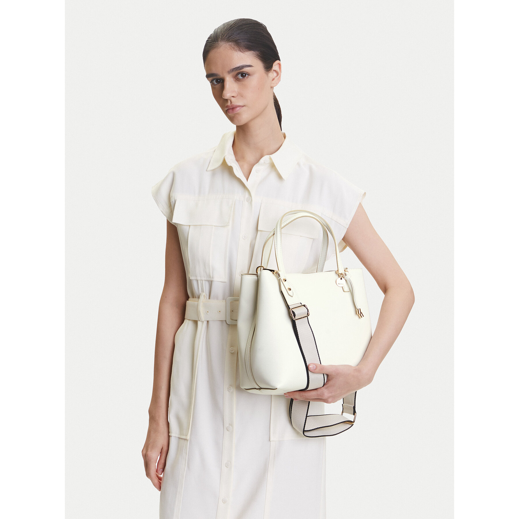 Дамска чанта Aldo Carafe 13989215 Екрю