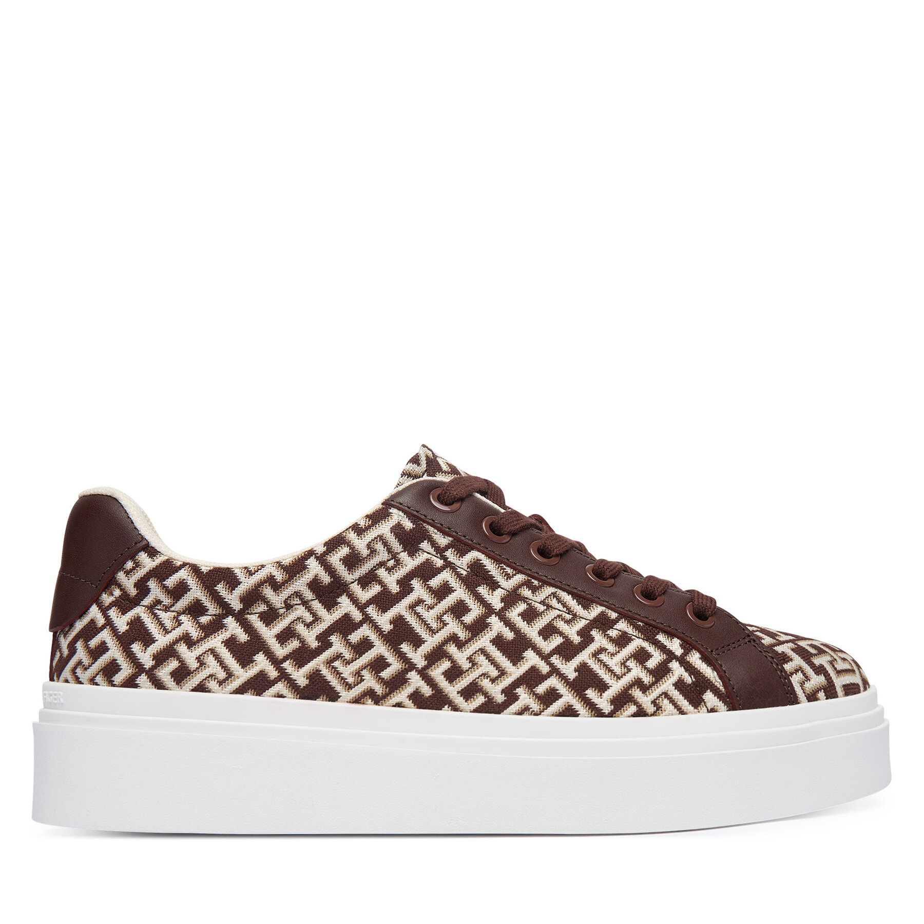 Сникърси Tommy Hilfiger Chic Platform Monogram FW0FW09398 Кафяв