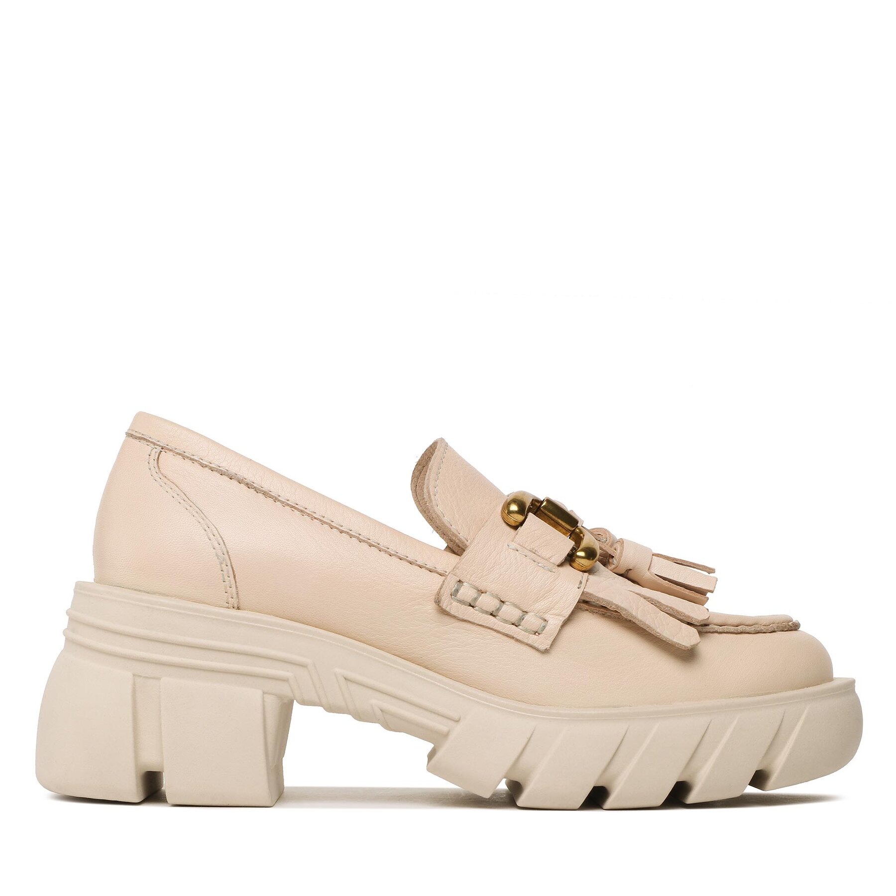 Dámske Loafers Badura, Rozmer: 39, Béžová, PALMI-23SS11171
