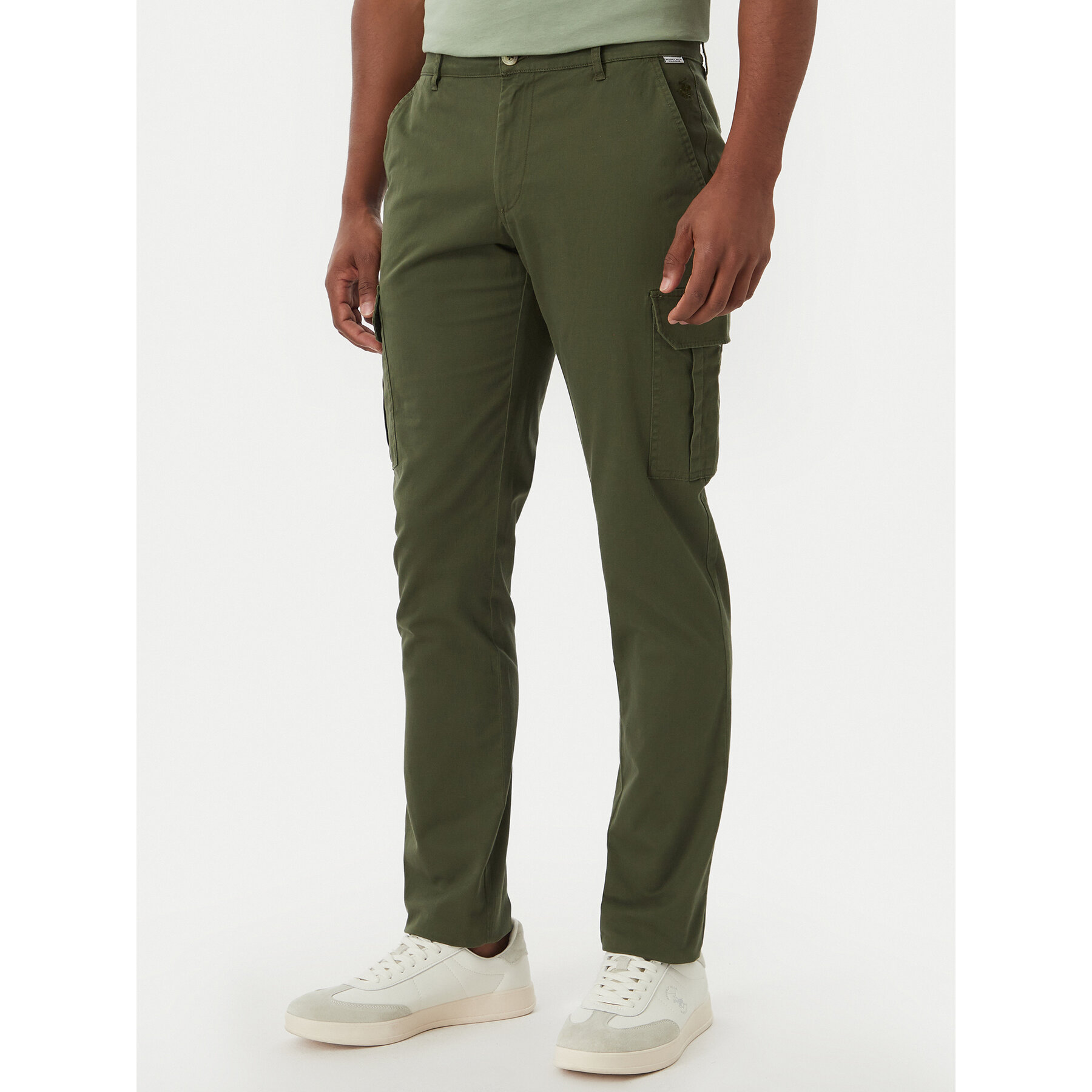 Beverly Hills Polo Club Stoffhose P-SS26M -T450313 Grün Regular Fit