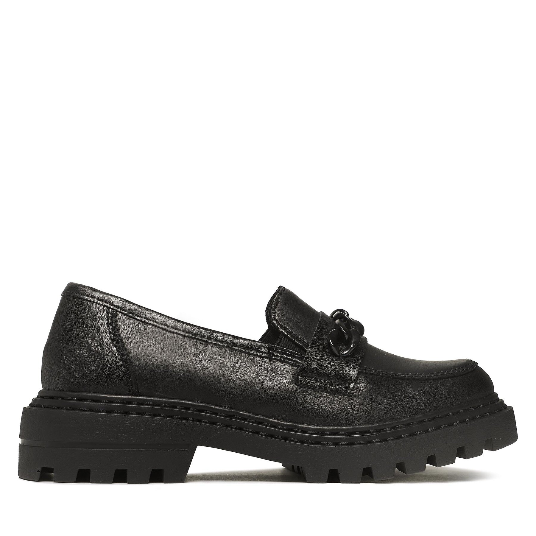 Dámske Loafers Rieker, Rozmer: 40, Čierna, Z9657-00