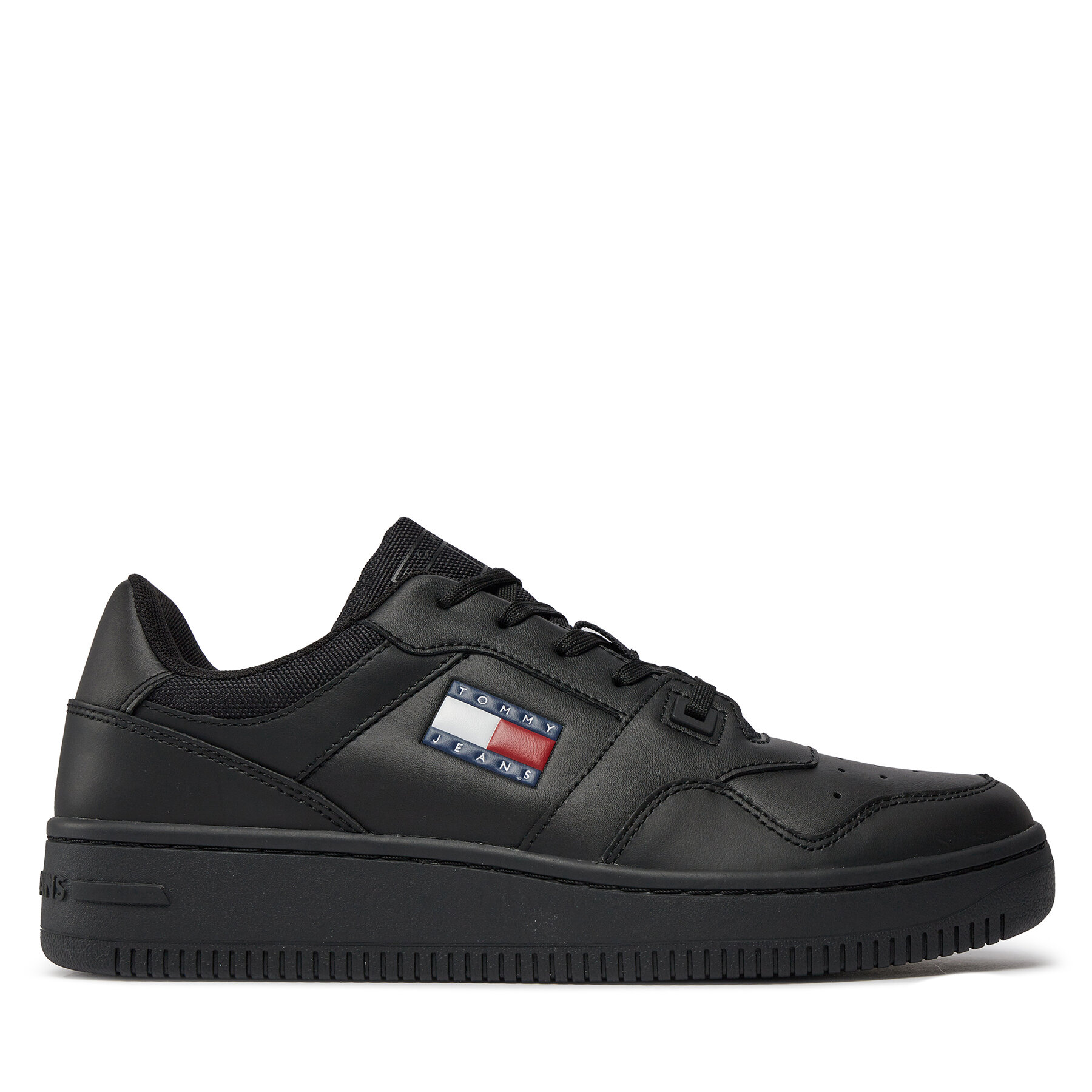Snīkeri Tommy Jeans Tjm Retro Basket Ess EM0EM01395 Melns