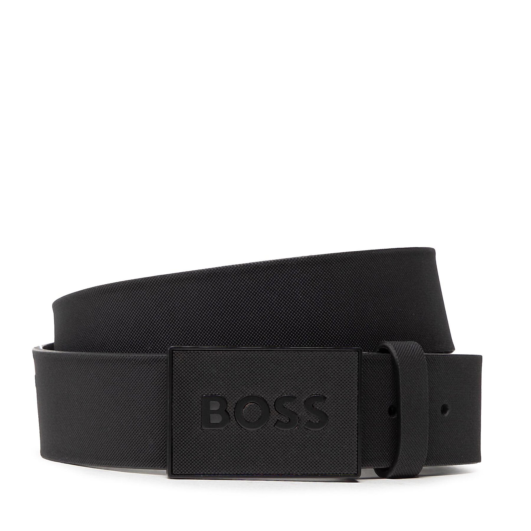 Мъжки колан Boss Icon-S1 50471333 Черен