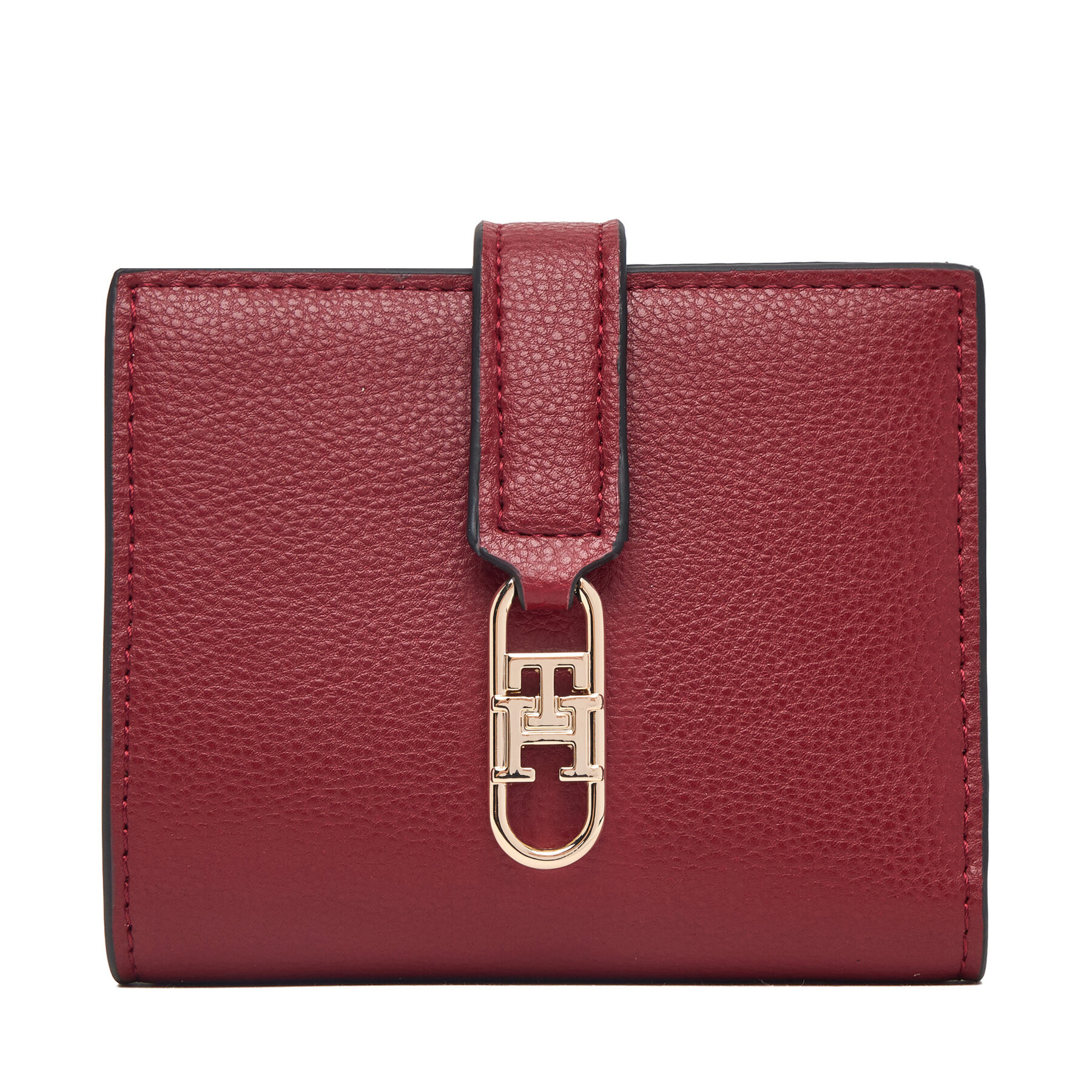 Portofel Tommy Hilfiger Th Libre Bifold AW0AW18934 Roșu