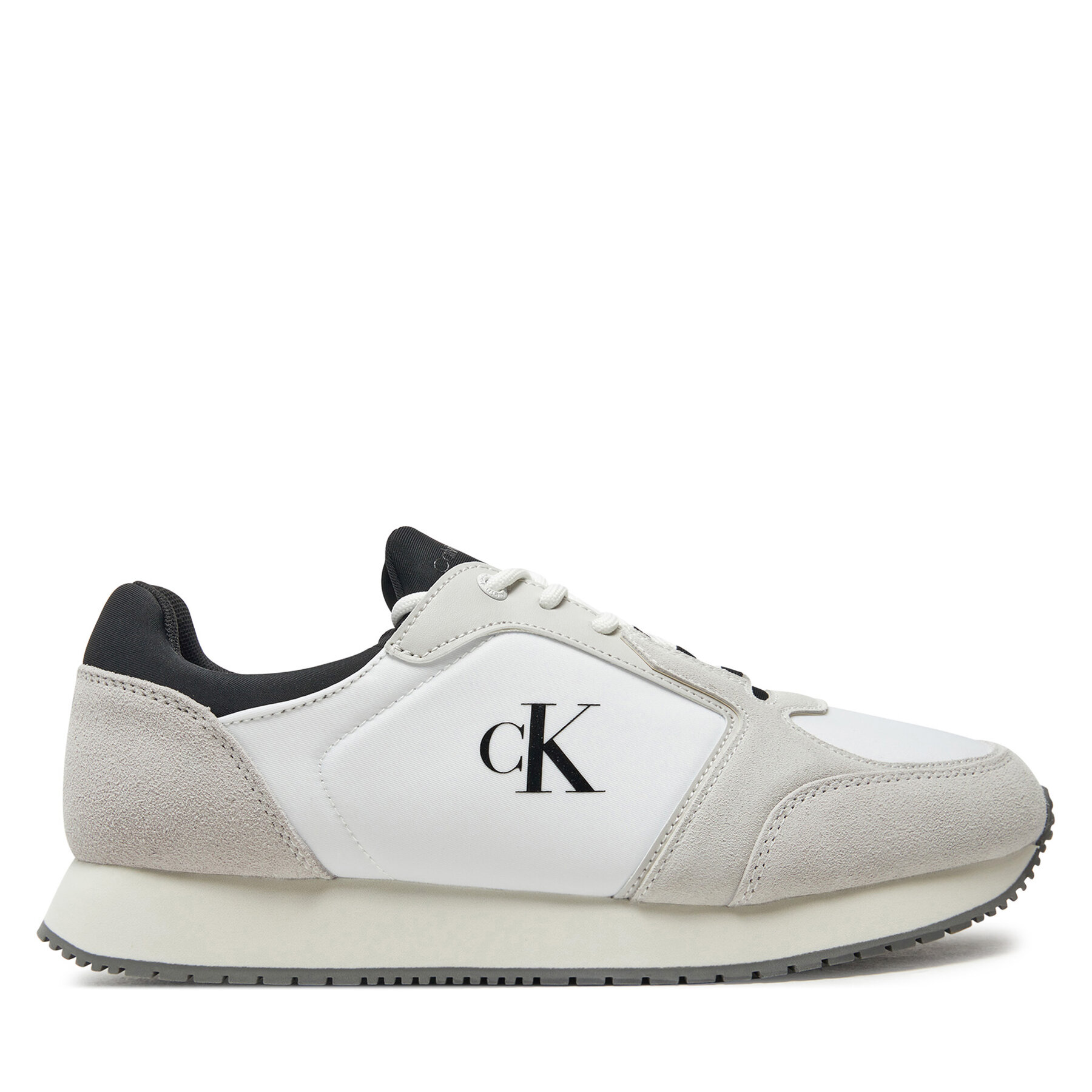 Sneakersy Calvin Klein Jeans Retro Sock Runner Mg Wmm YM0YM01152 Biela