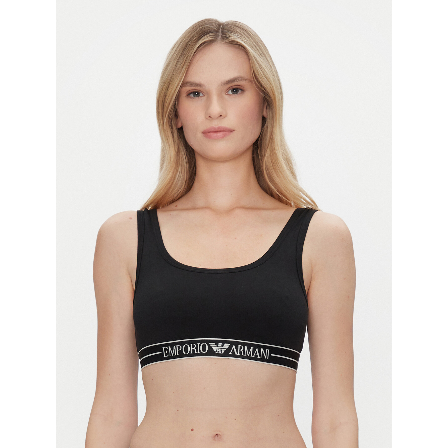 Emporio Armani Underwear Melltartó felső EW000420 AF10881 UC001 Fekete