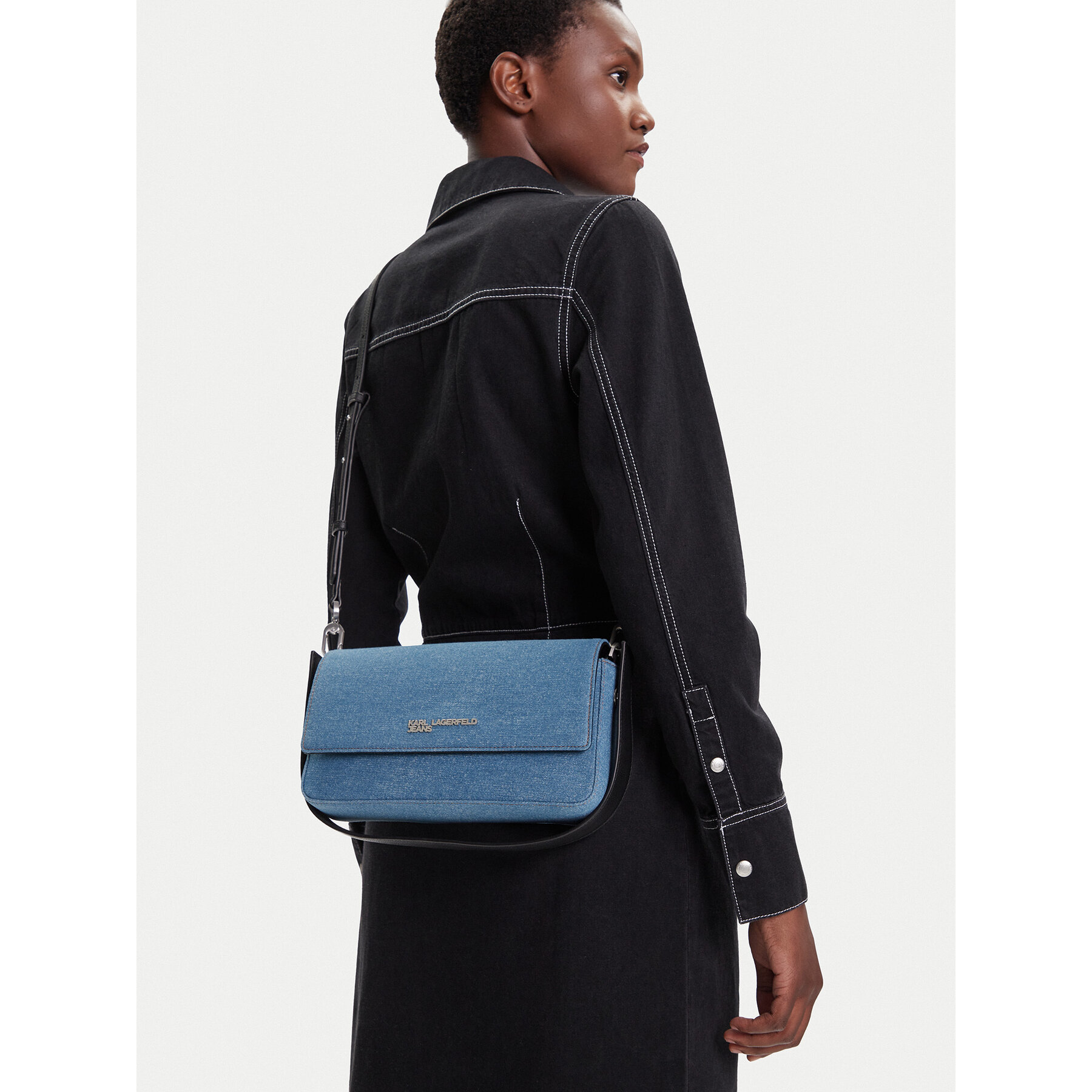 Borsetta Karl Lagerfeld Jeans A3W30326 Blu