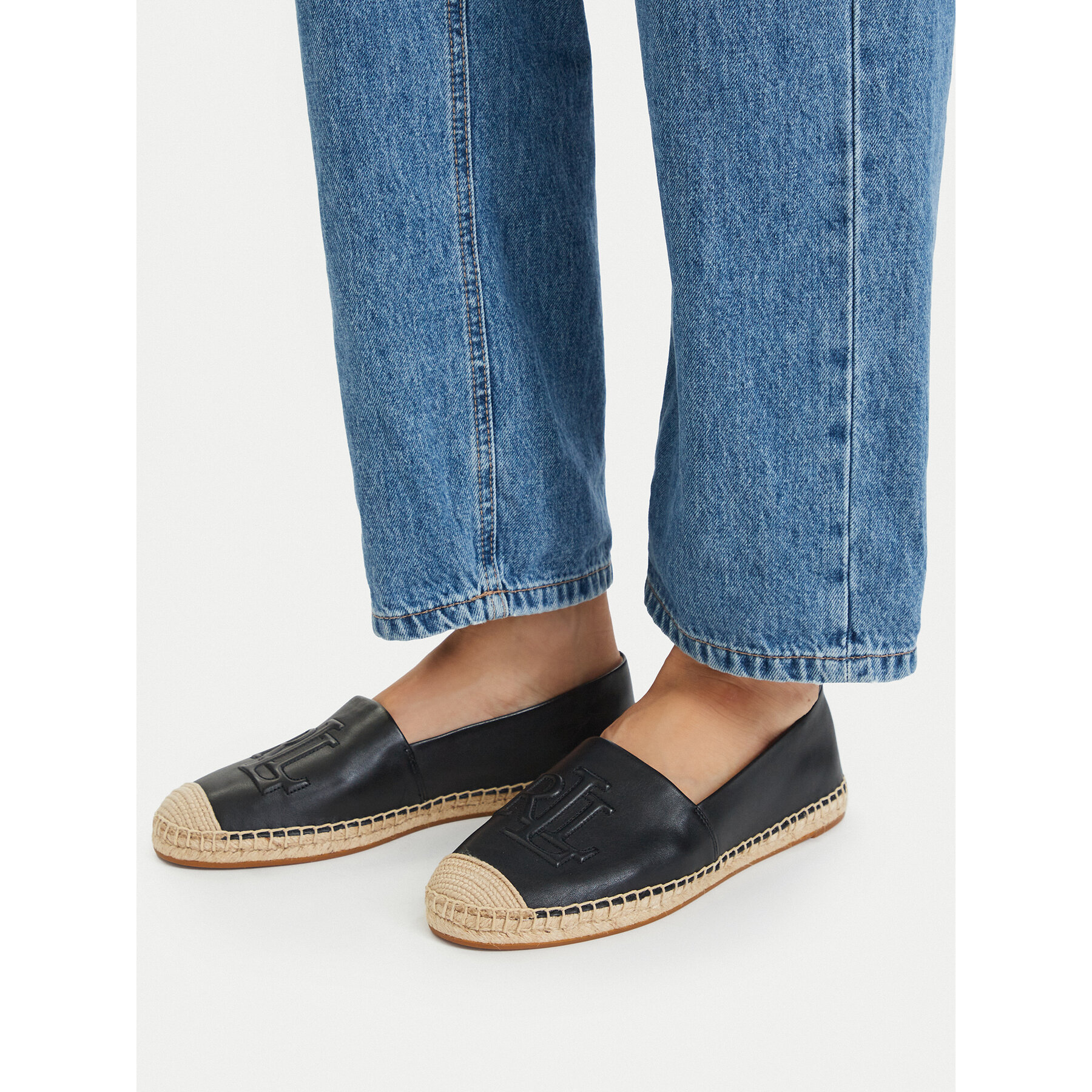 Espadrile LAUREN RALPH LAUREN Cameryn 802P04415001 Negru