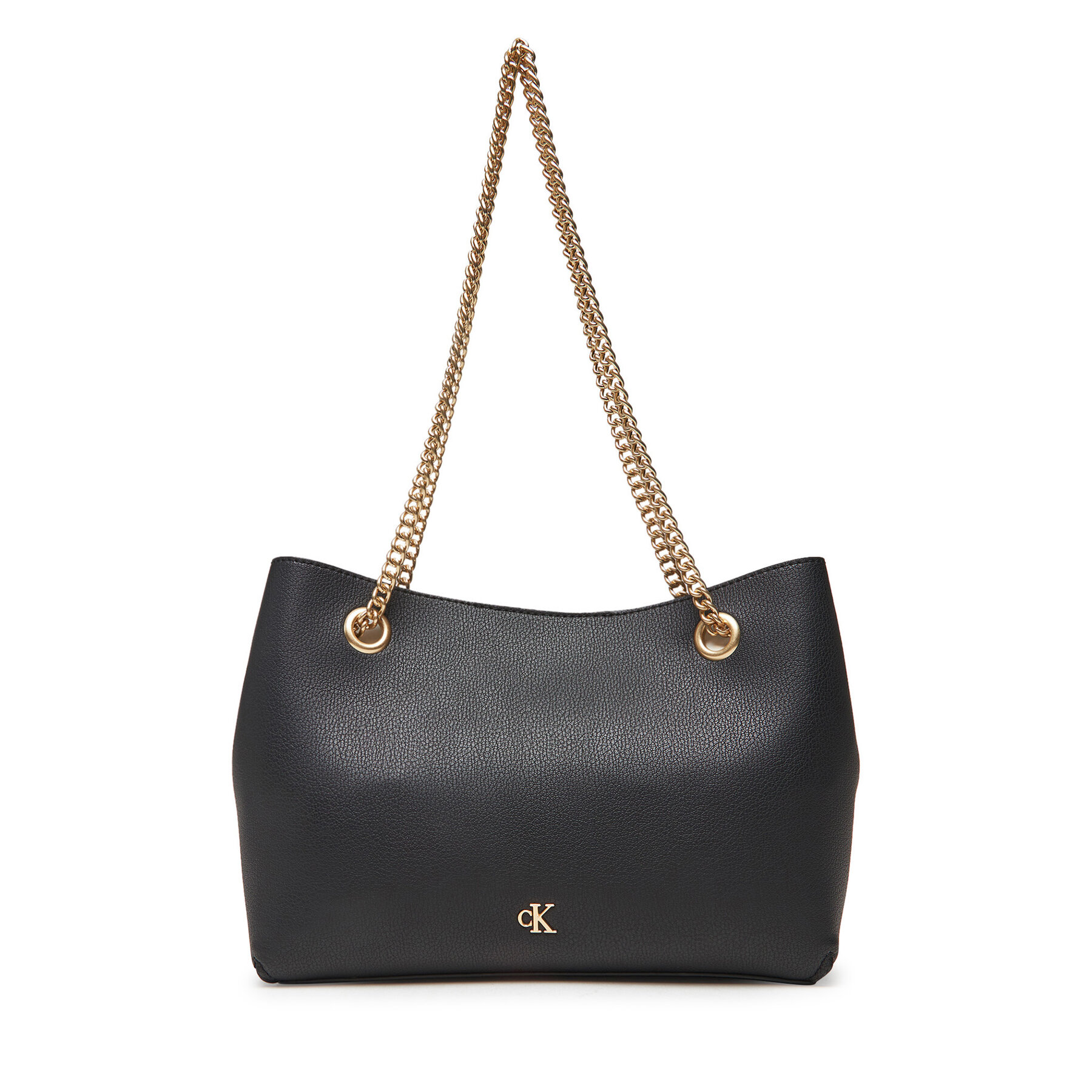 Geantă Calvin Klein Minimal Monogram Shoulder Bag Wi LV04F3205G Negru