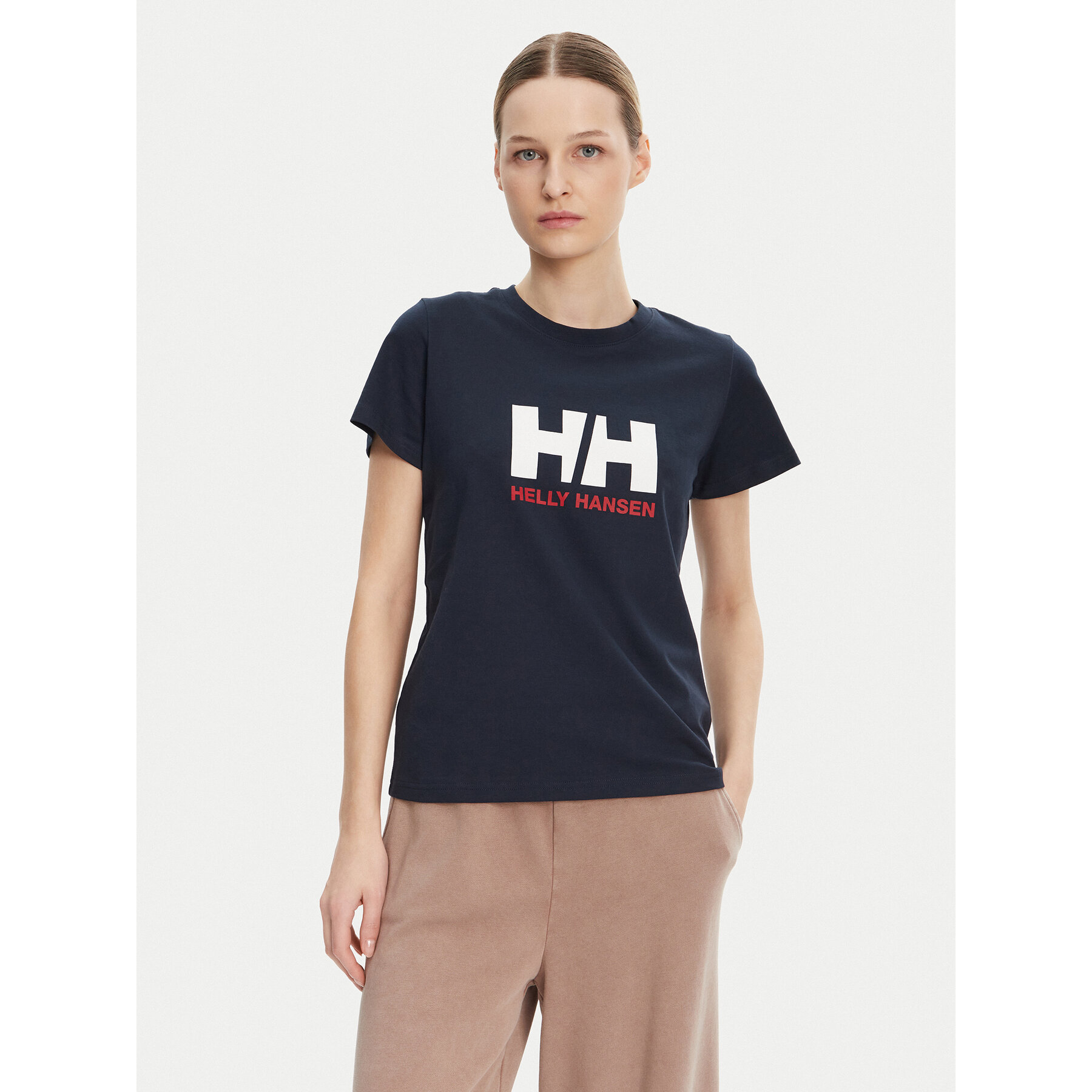 Helly Hansen Póló Logo 54593 Sötétkék Regular Fit