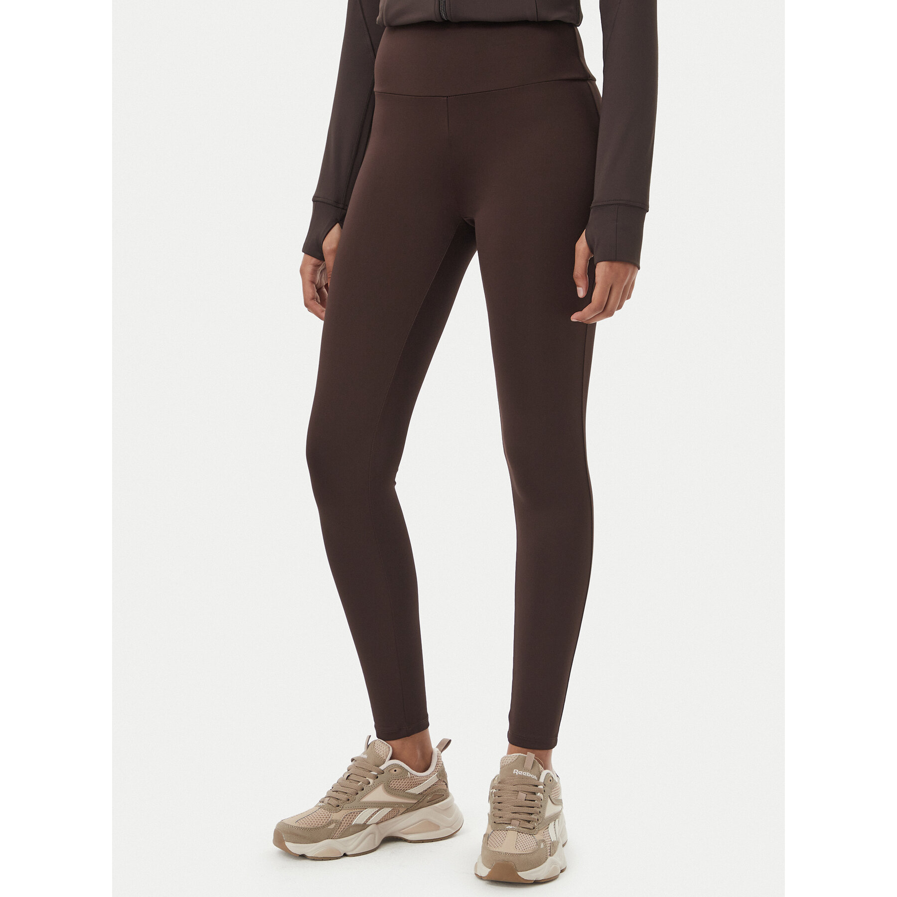 MICHAEL Michael Kors Leggings MF6310XKND Dunkelbraun Slim Fit