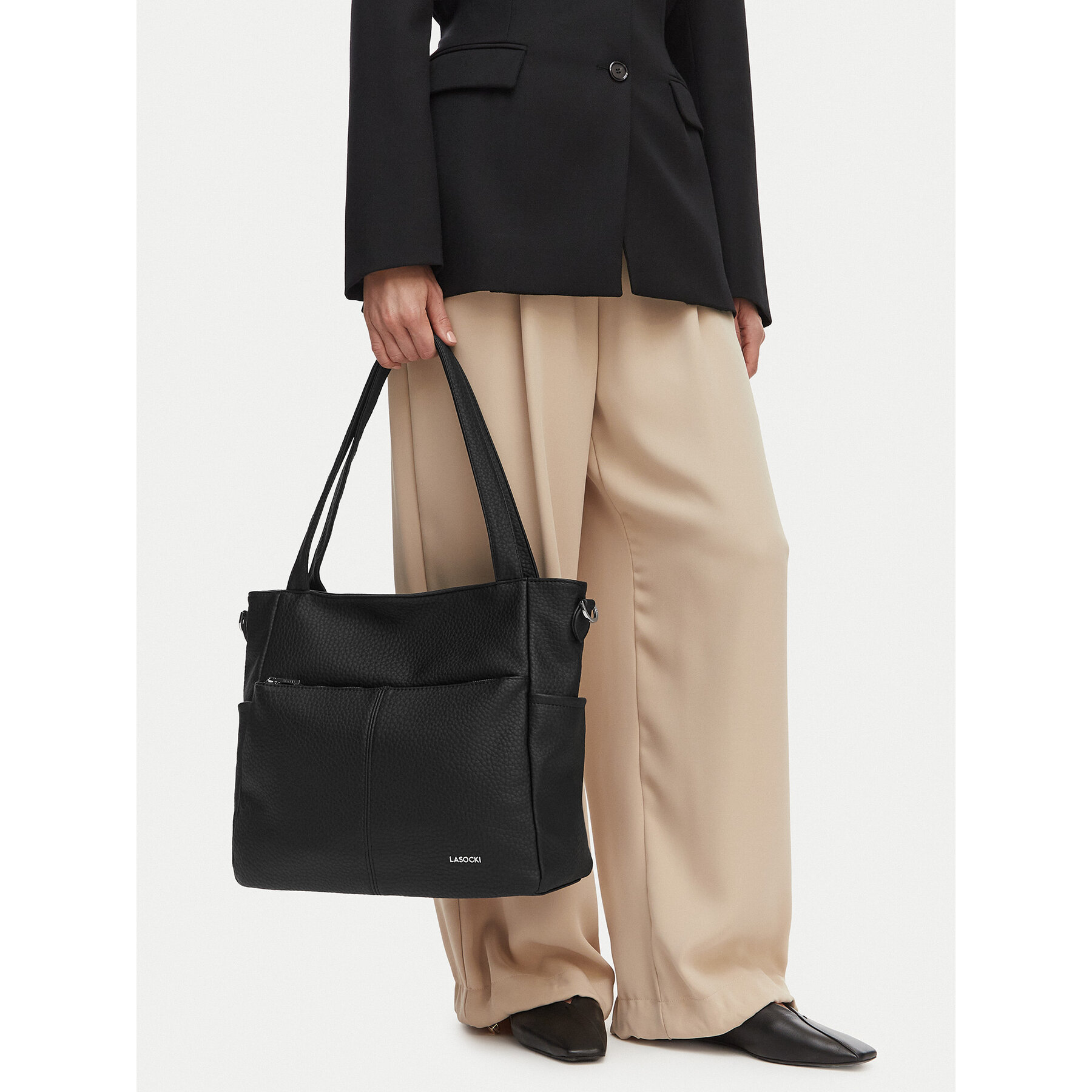 Ročna torba Lasocki CEO-LSK-L-006-10 Črna