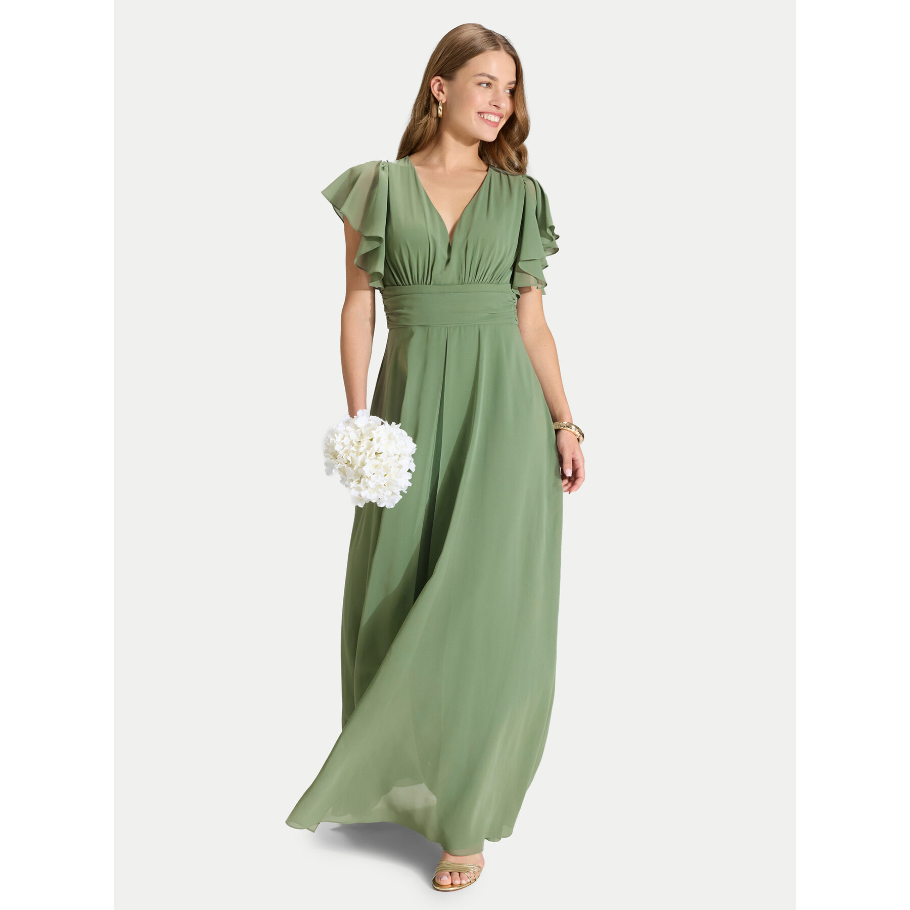 Swing Jumpsuit 3AJ00400 Grün Regular Fit