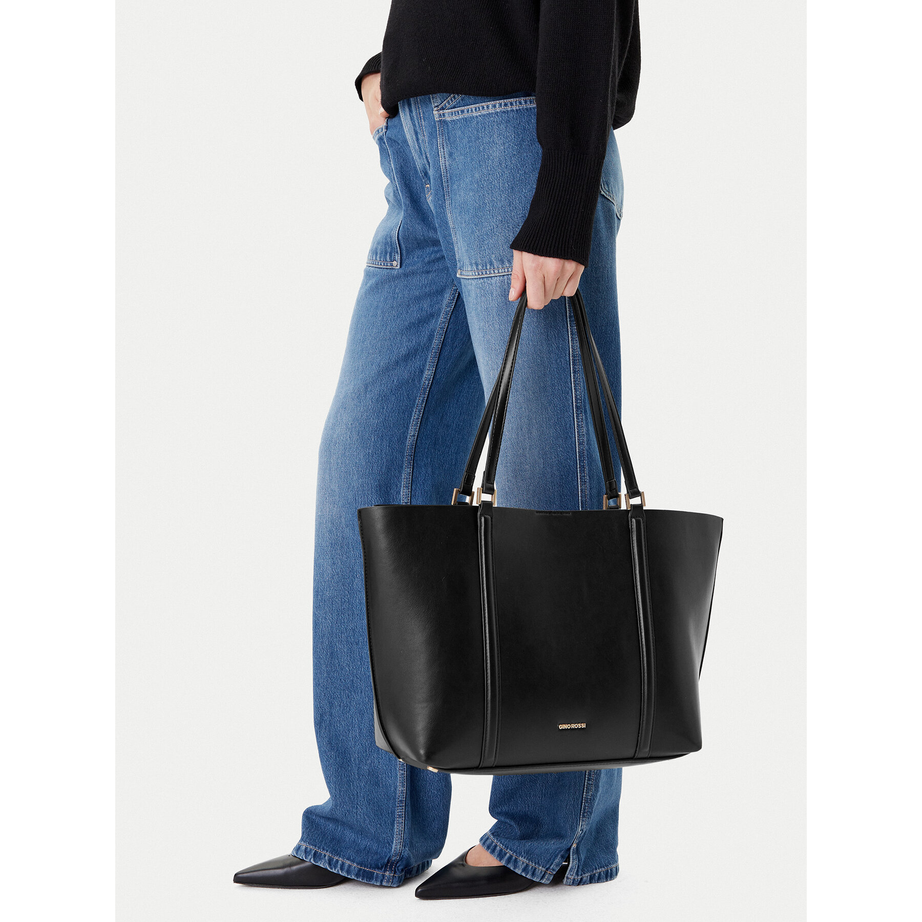 Дамска чанта Gino Rossi CEO-YANAY Черен