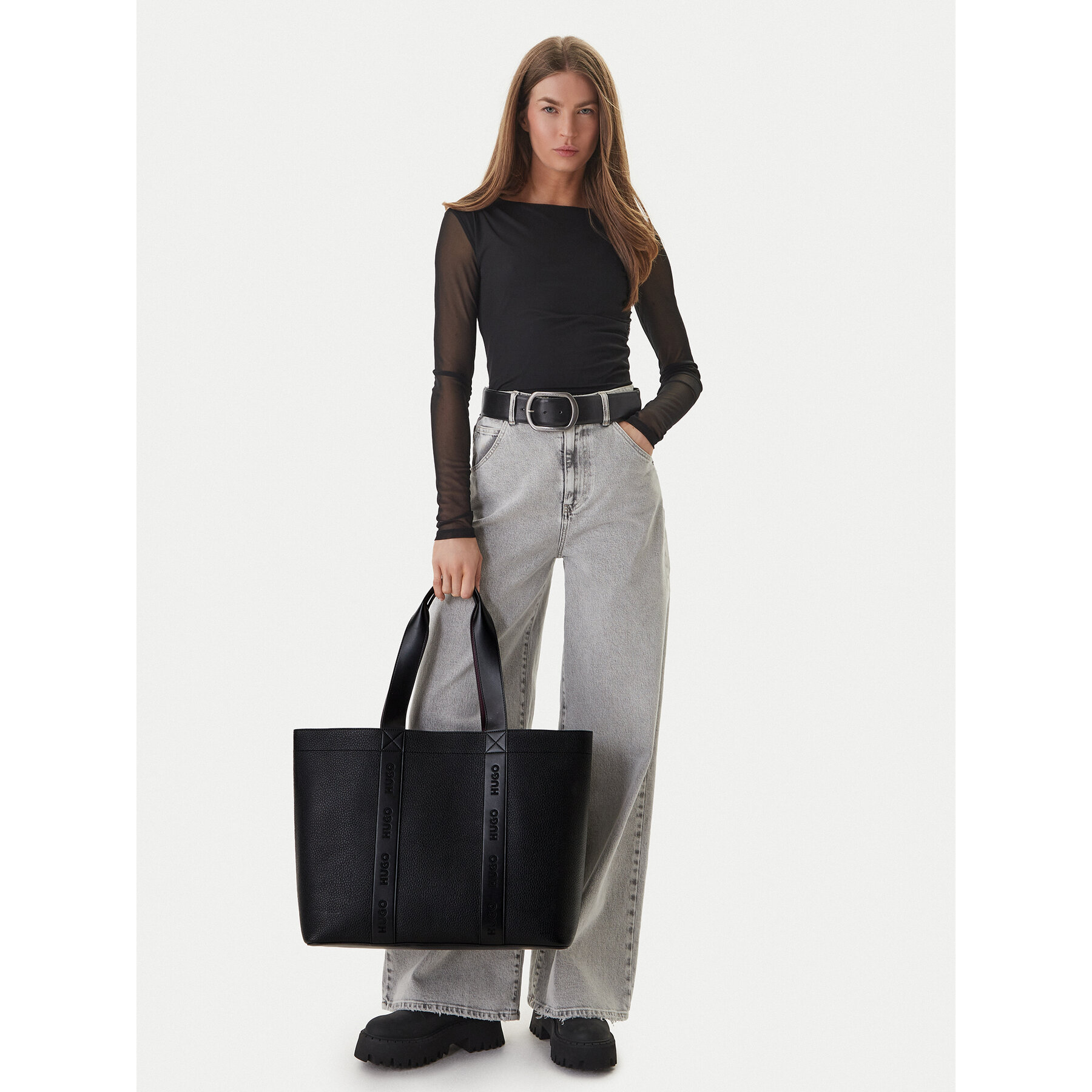 Geantă HUGO Becky Gr 50558416 Negru