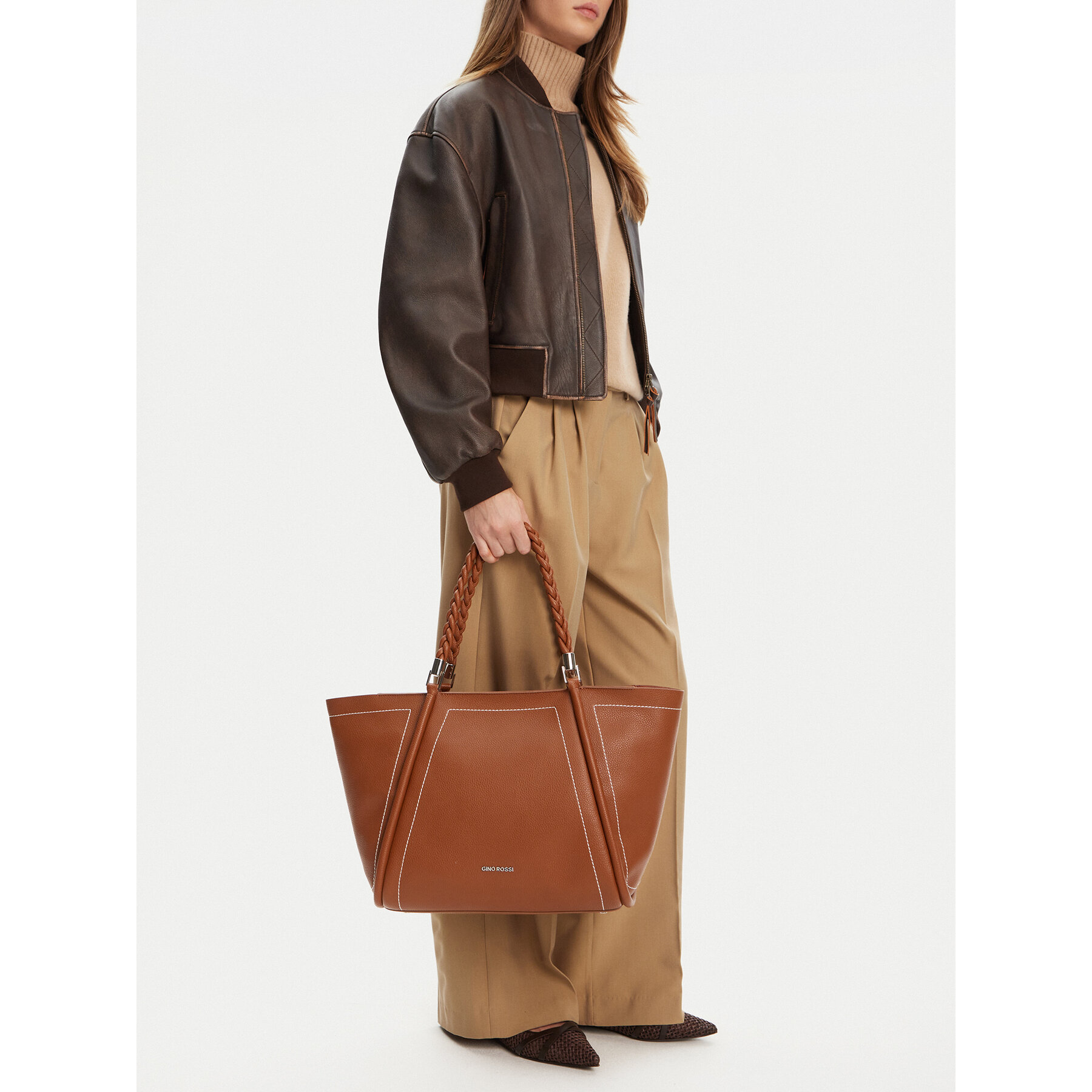 Borsetta Gino Rossi CEO-LAUREN-XL8211 Marrone