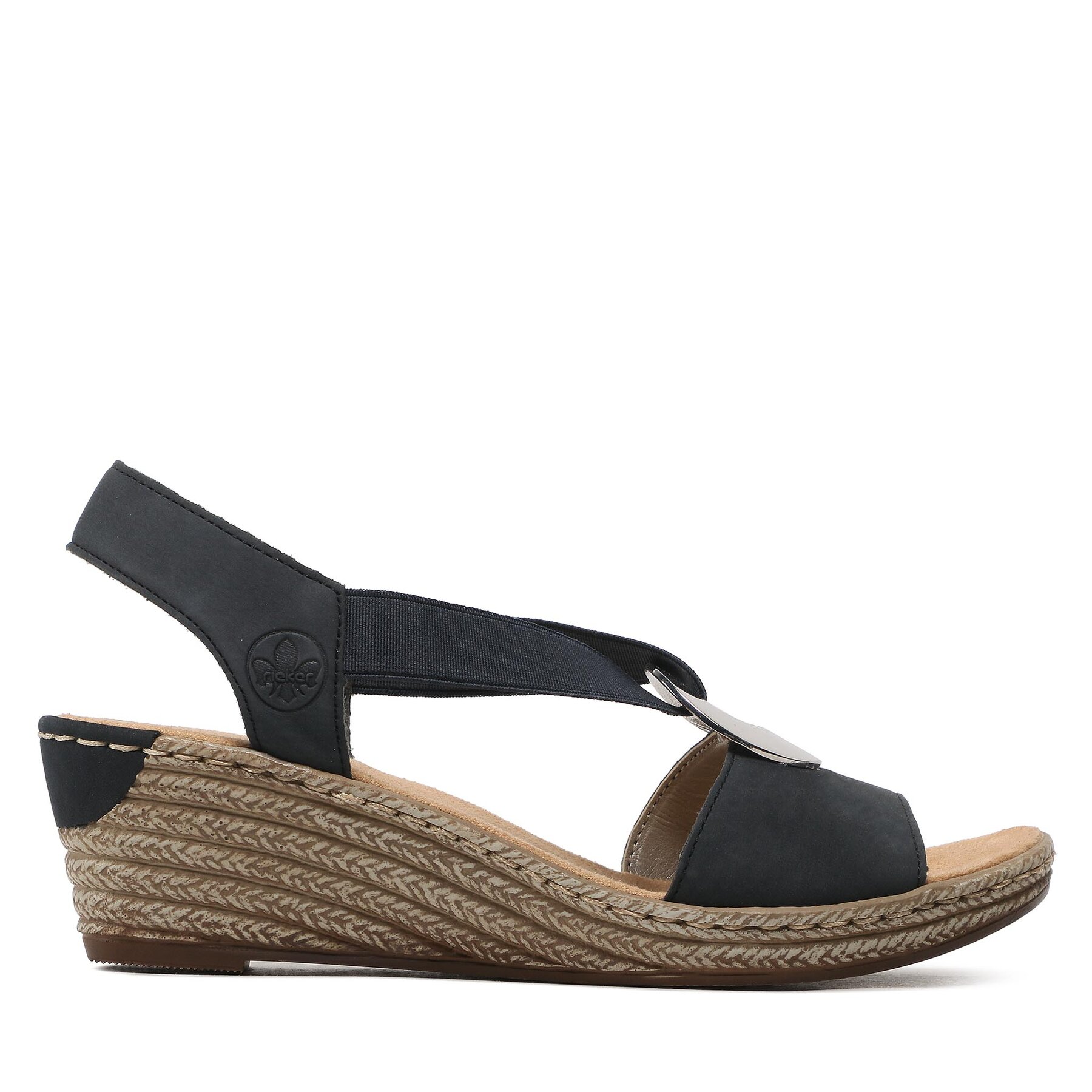 Sandale Rieker 624H6-14 Bleumarin