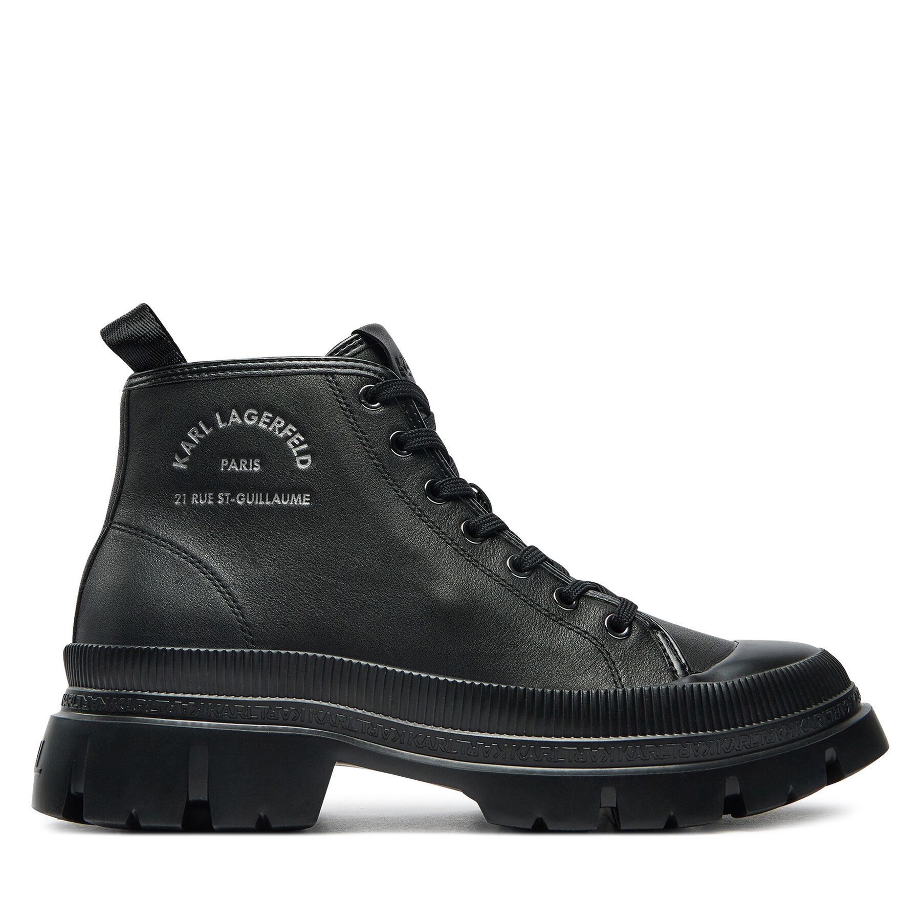 Outdoorová obuv KARL LAGERFELD KL25234 Čierna