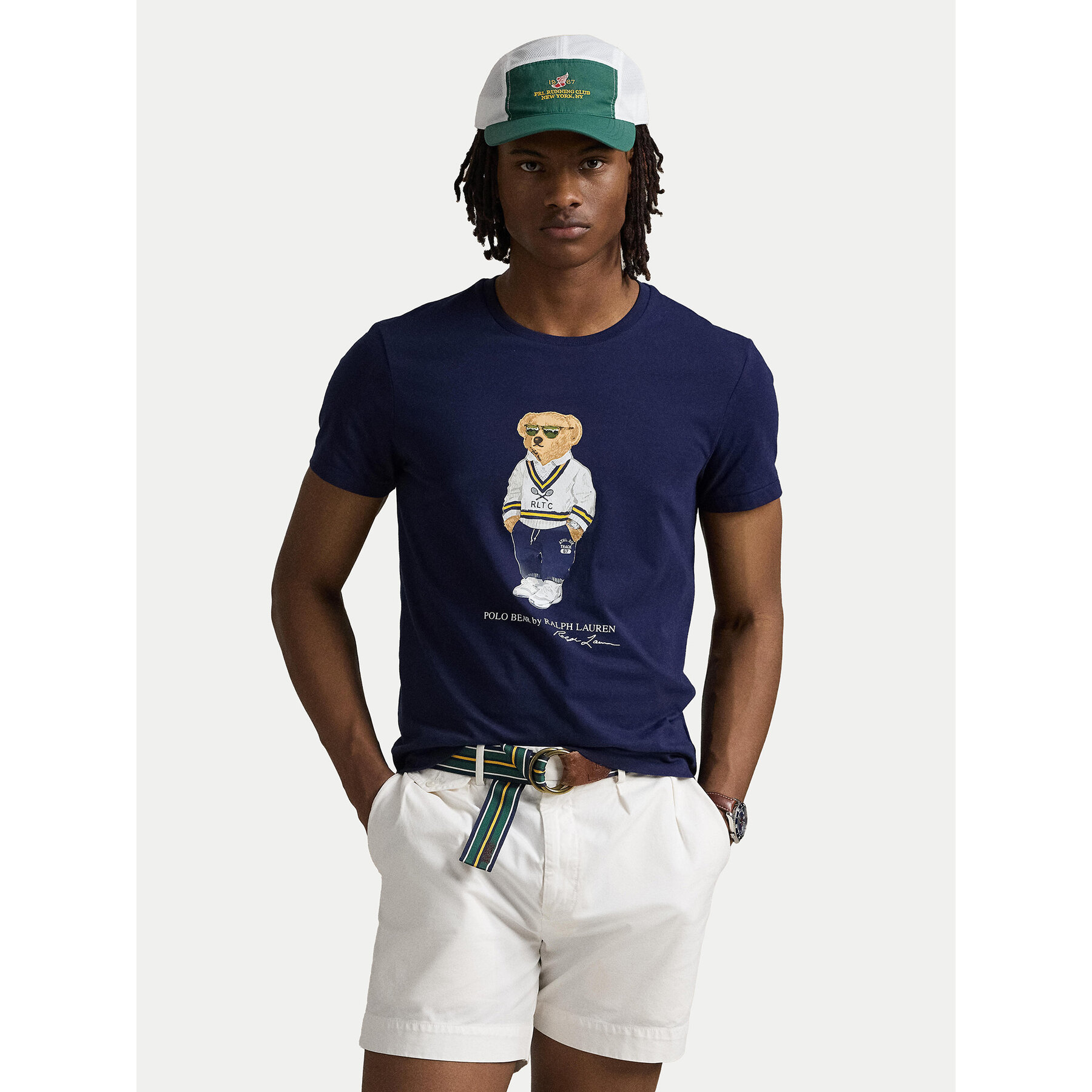 Polo Ralph Lauren T-shirt 710973137003 Blu scuro Slim Fit