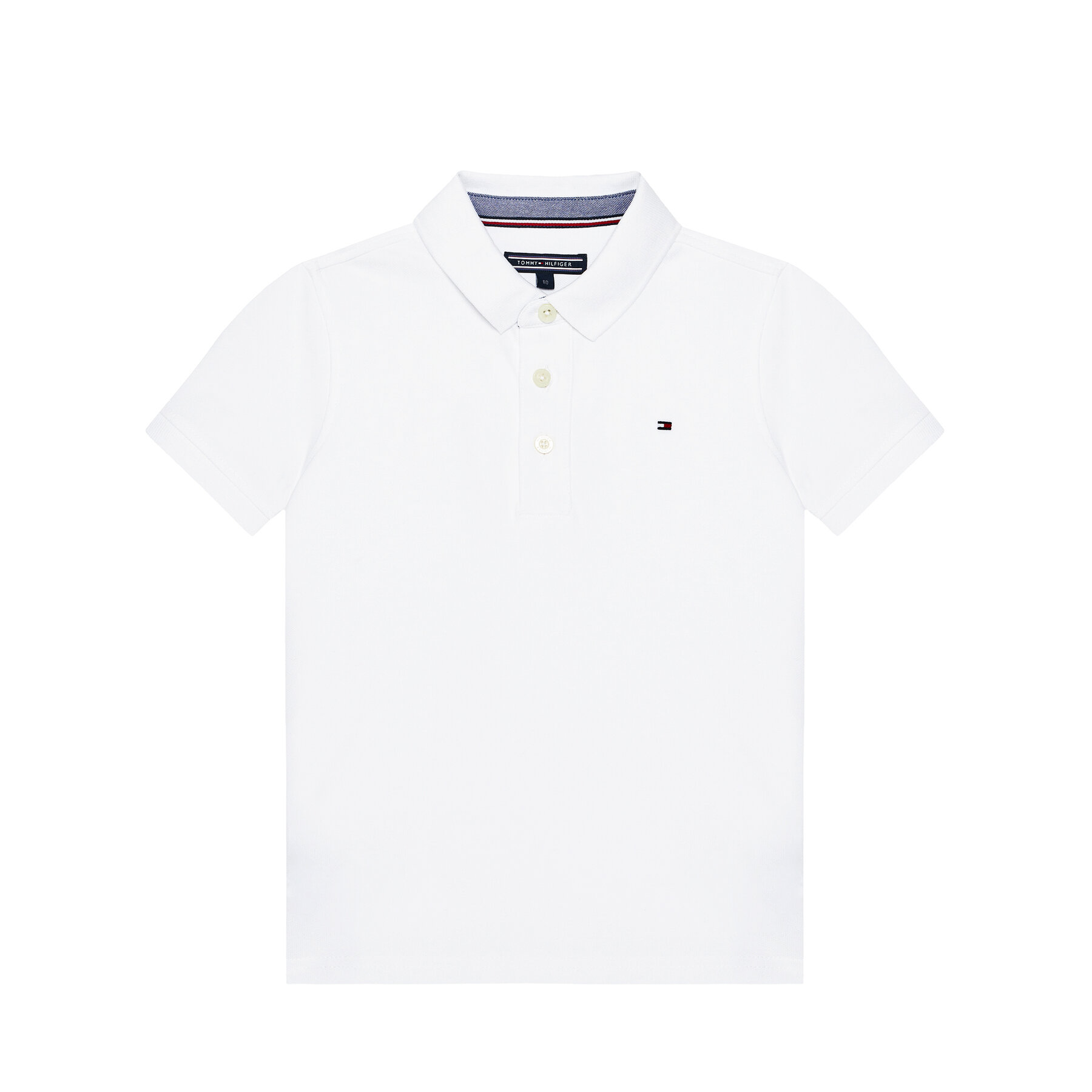 Tommy Hilfiger Pólóing Boys Tommy KB0KB03975 S Fehér Regular Fit