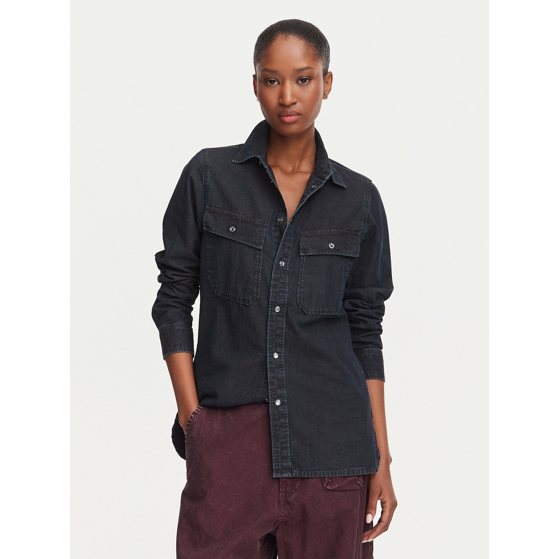 G-Star Raw Hemd D30440 E356 Dunkelblau Regular Fit