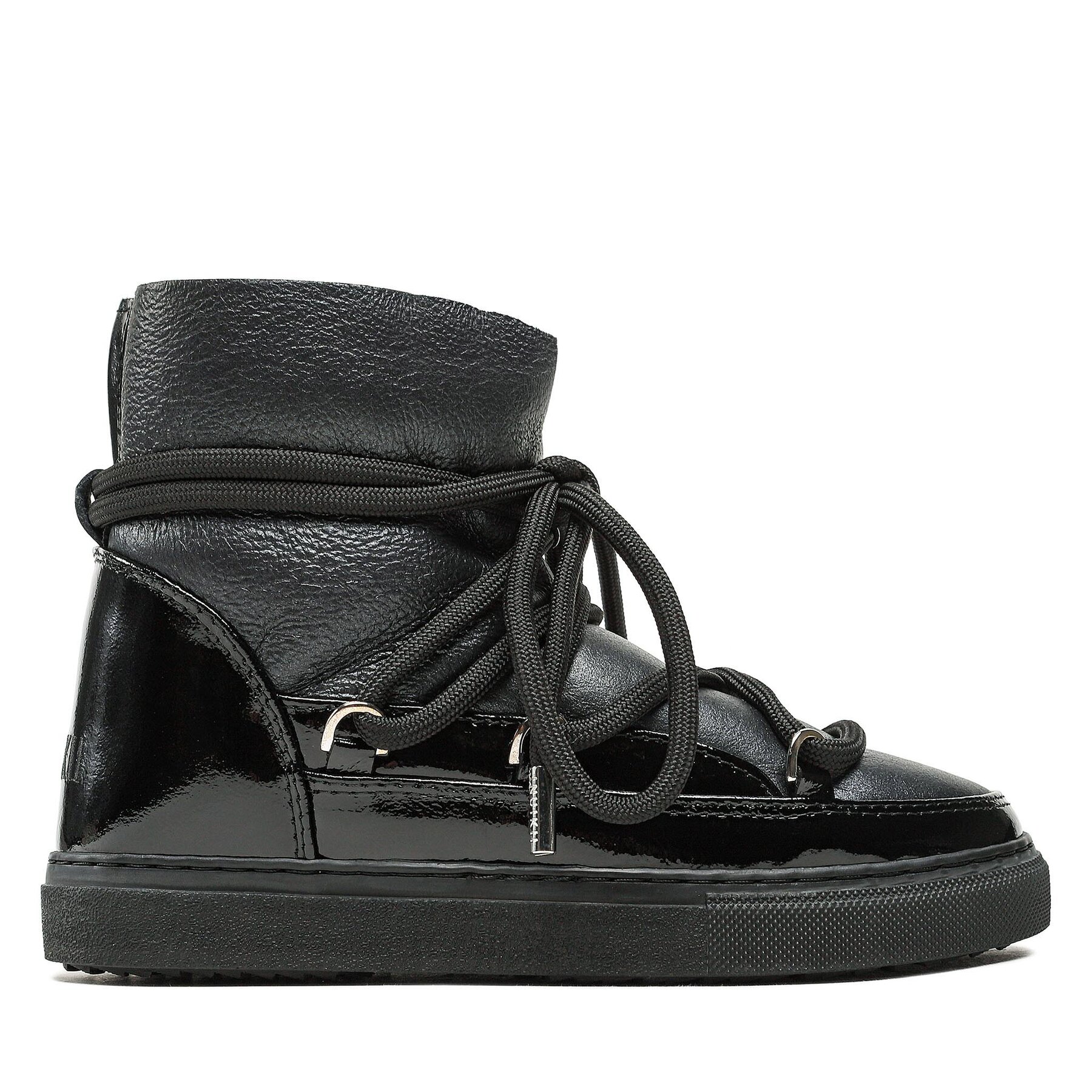 Kinder Schneeschuhe Inuikii, Schuhgröße 35, Schwarz, Gloss 75202-007