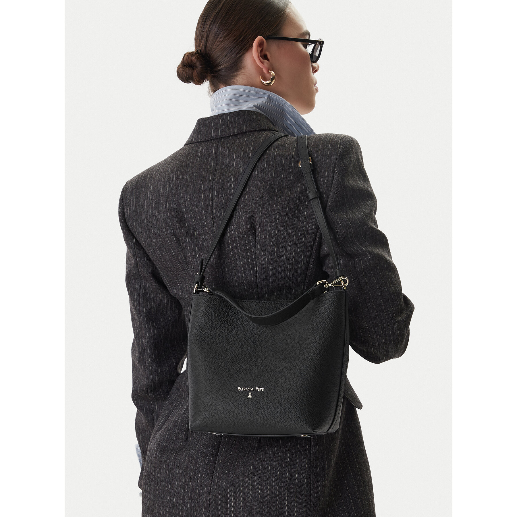 Дамска чанта Patrizia Pepe 8B0319/L001-K103 Черен