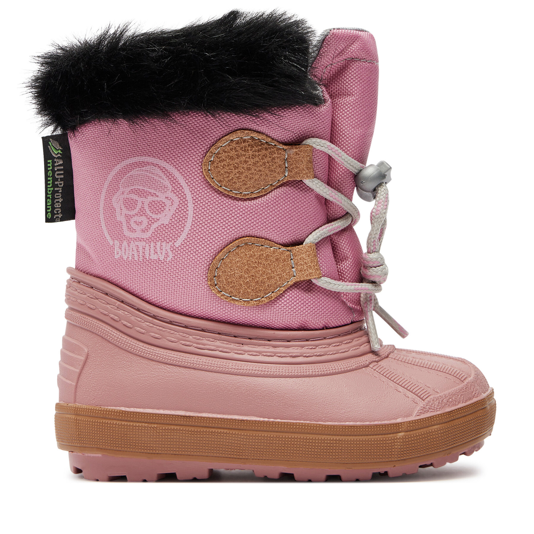 Sniega zābaki Boatilus Nippy 02 Sint. Leather Boot NN02 VAR.42MR Rozā