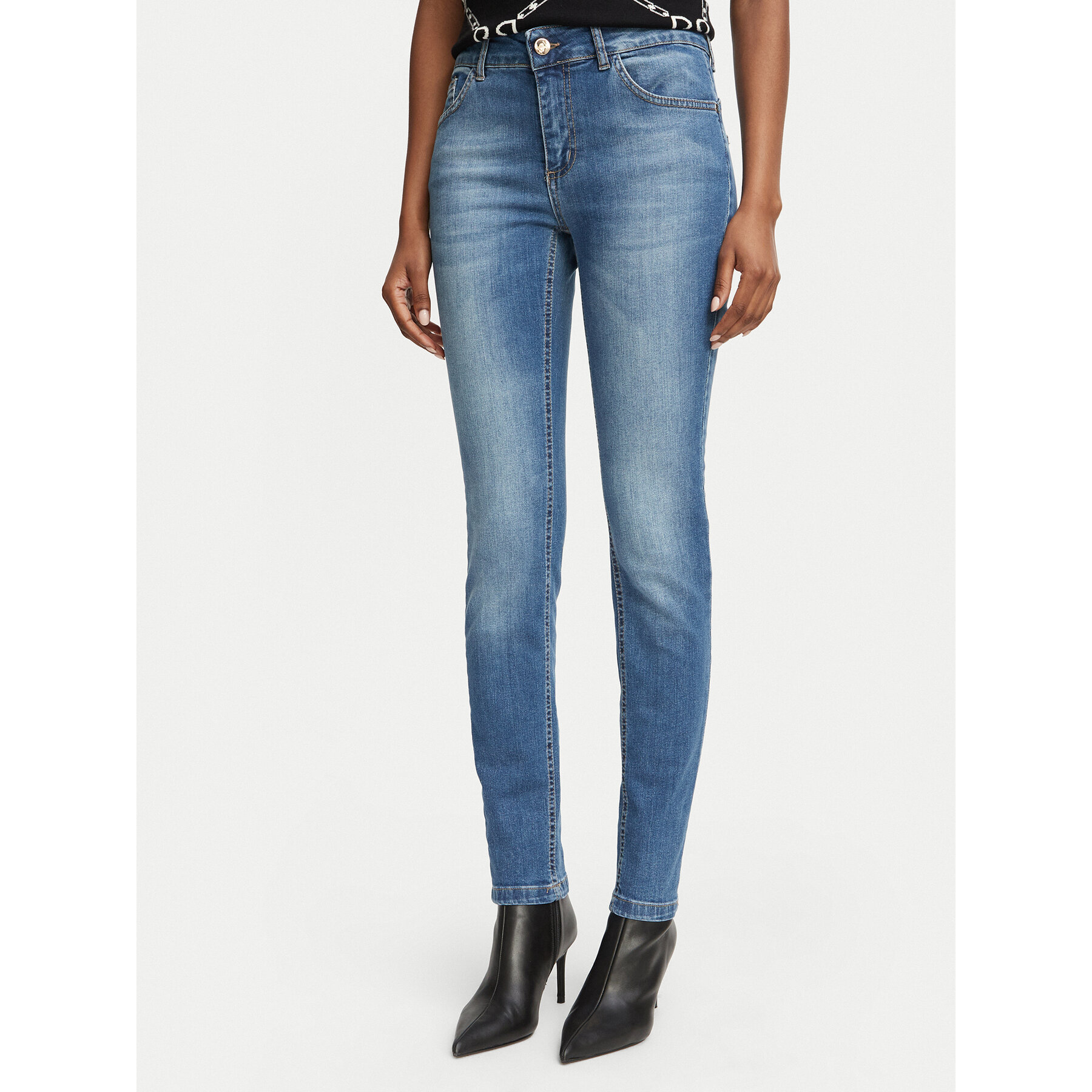 Rinascimento Jeans CFC0126201003 Blau Slim Fit