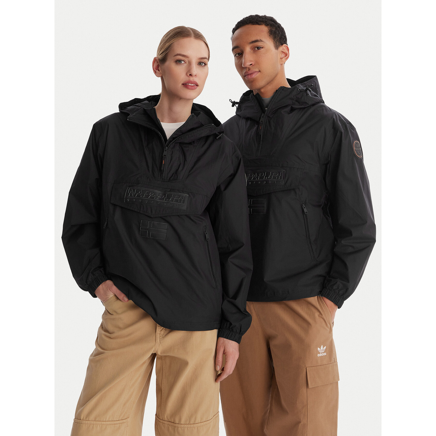 Napapijri Anorak RF Next WB NP0A4FI3 Schwarz Loose Fit