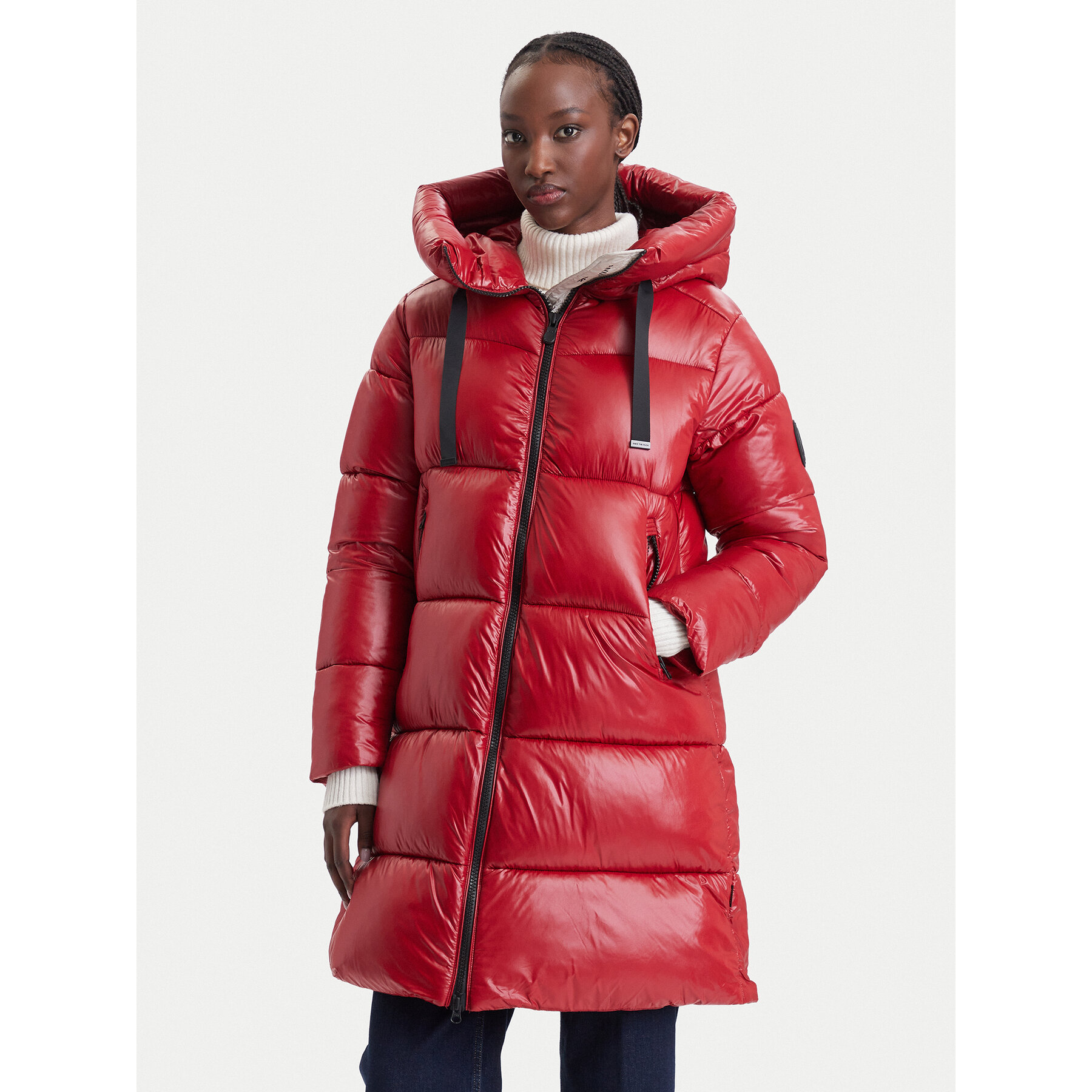 Save The Duck Winterjacke D45510W LOVE21 Dunkelrot Regular Fit