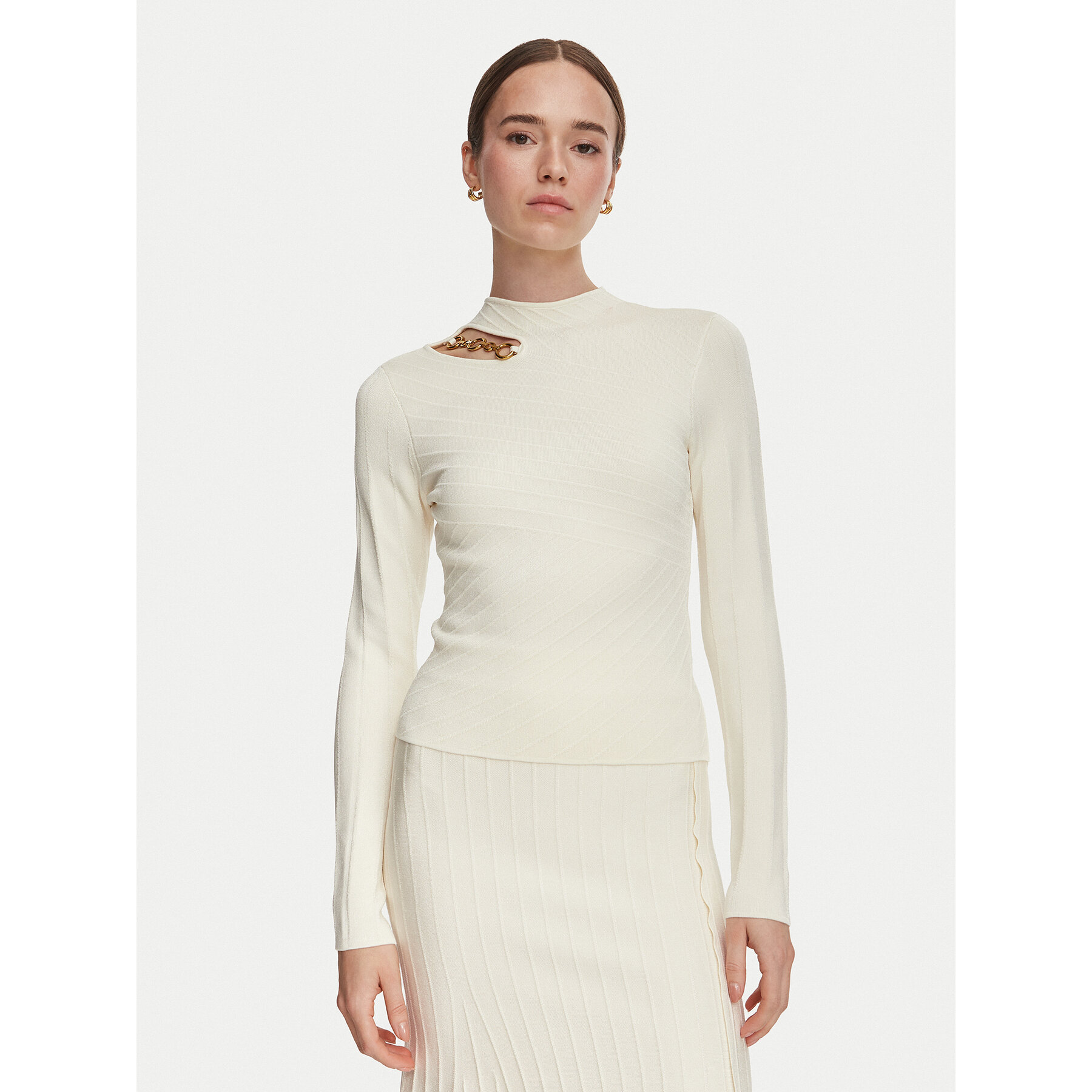Marciano Guess Pullover G6YR07 Z1060 Creme Slim Fit