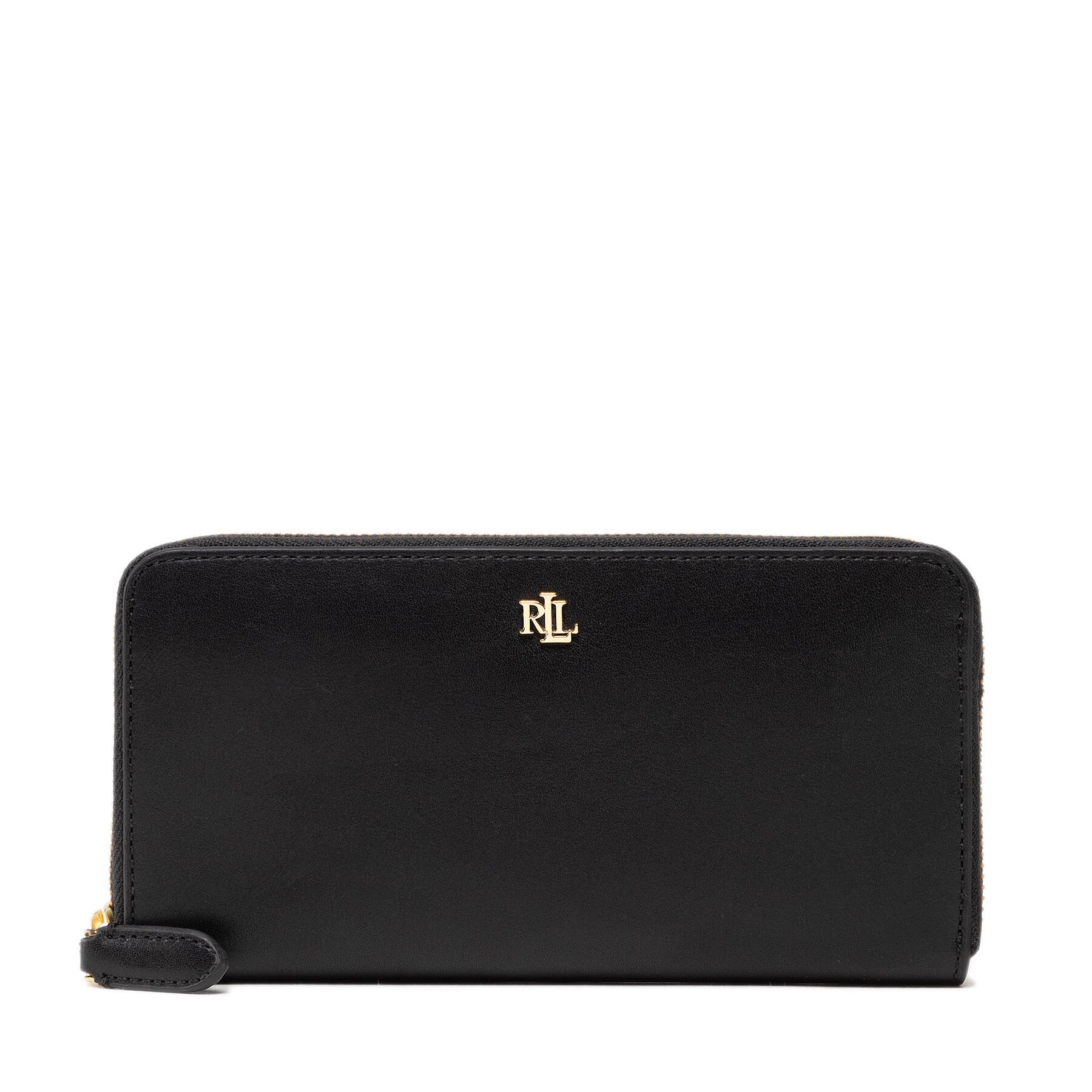 LAUREN RALPH LAUREN Μεγάλο Πορτοφόλι Γυναικείο Lauren Ralph Lauren Zip Cont Wlt 432876730003 Μαύρο