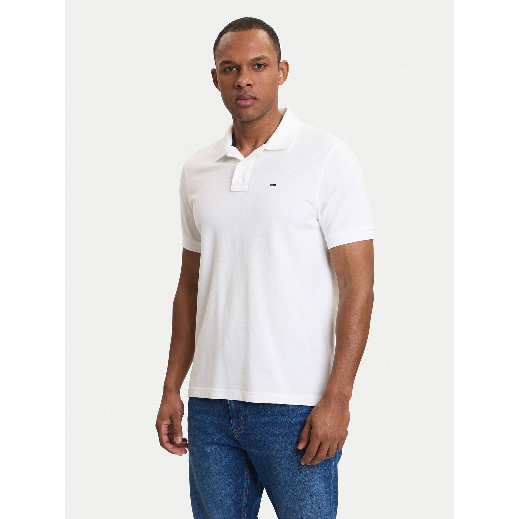 Tommy Jeans Polo DM0DM22711 Bijela Regular Fit