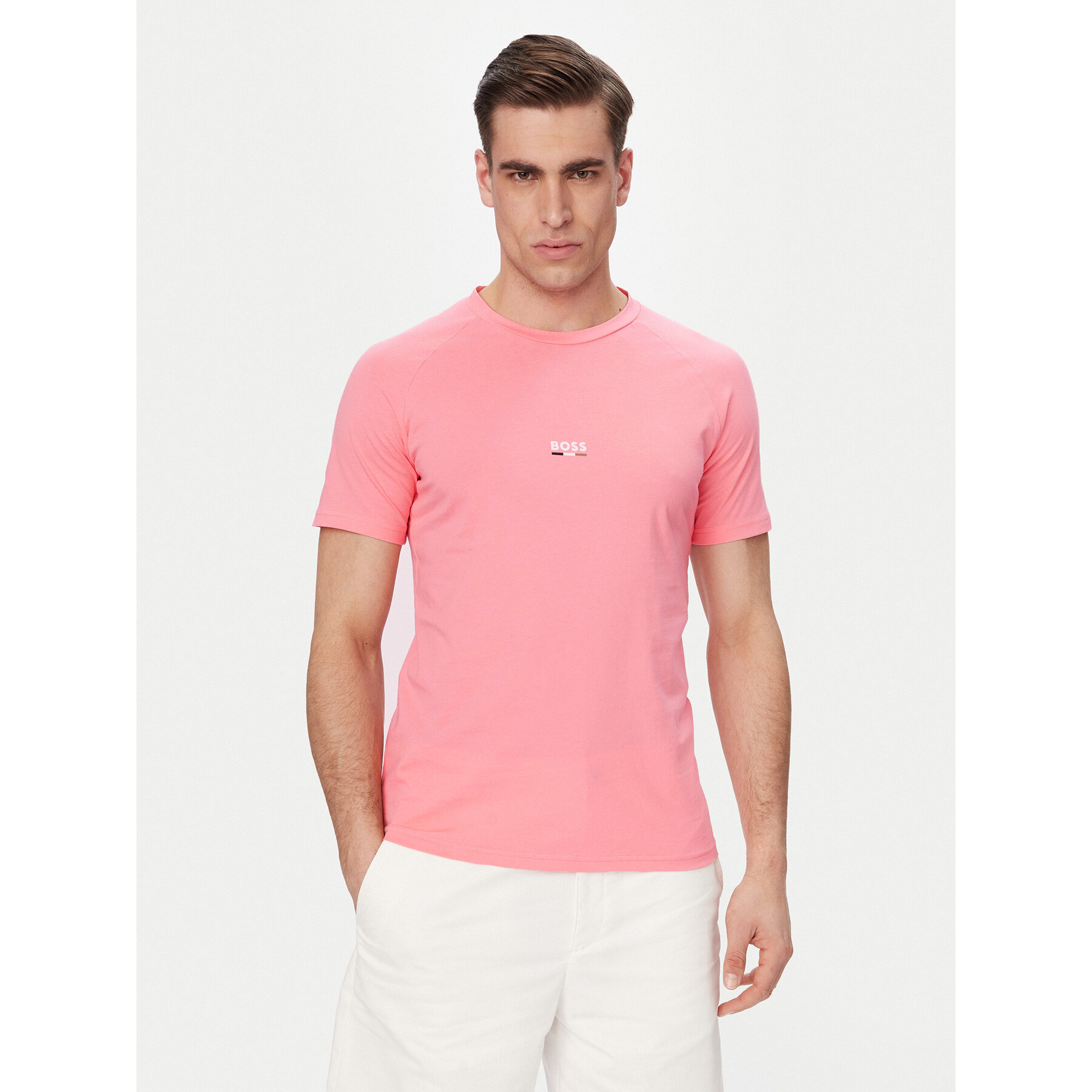 Boss T-Shirt 50517970 Hellrosa Slim Fit