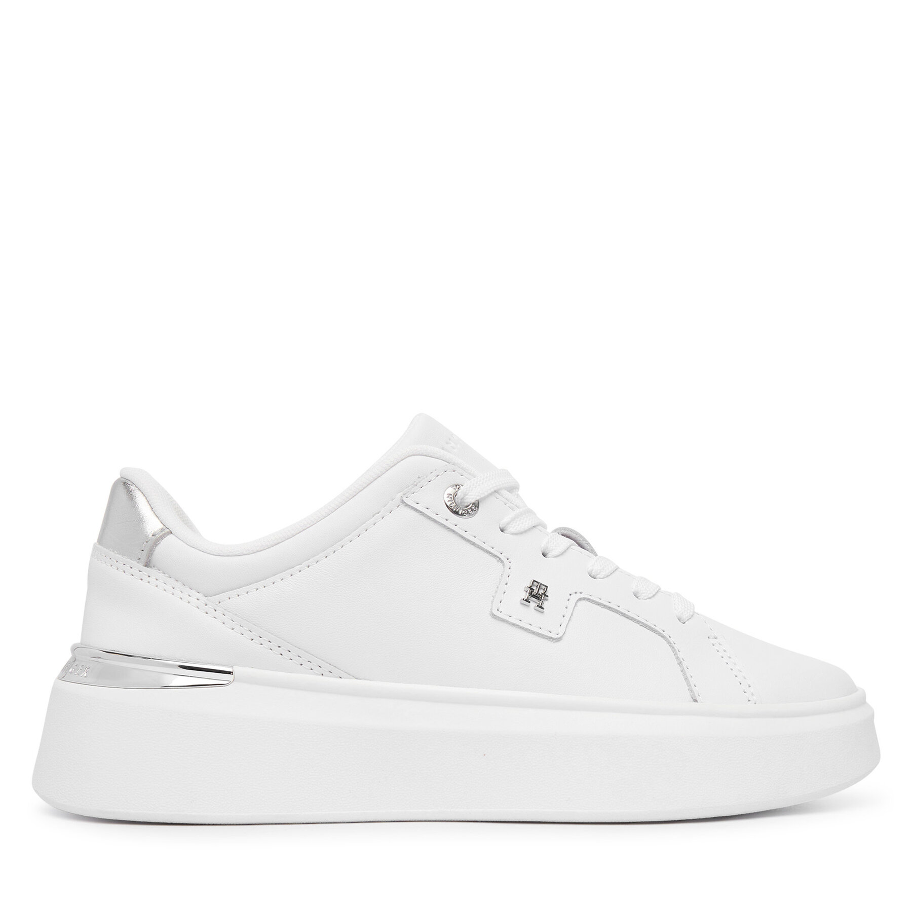 Sneakers Tommy Hilfiger Th Platform Chic Sneaker FW0FW09626 Bianco