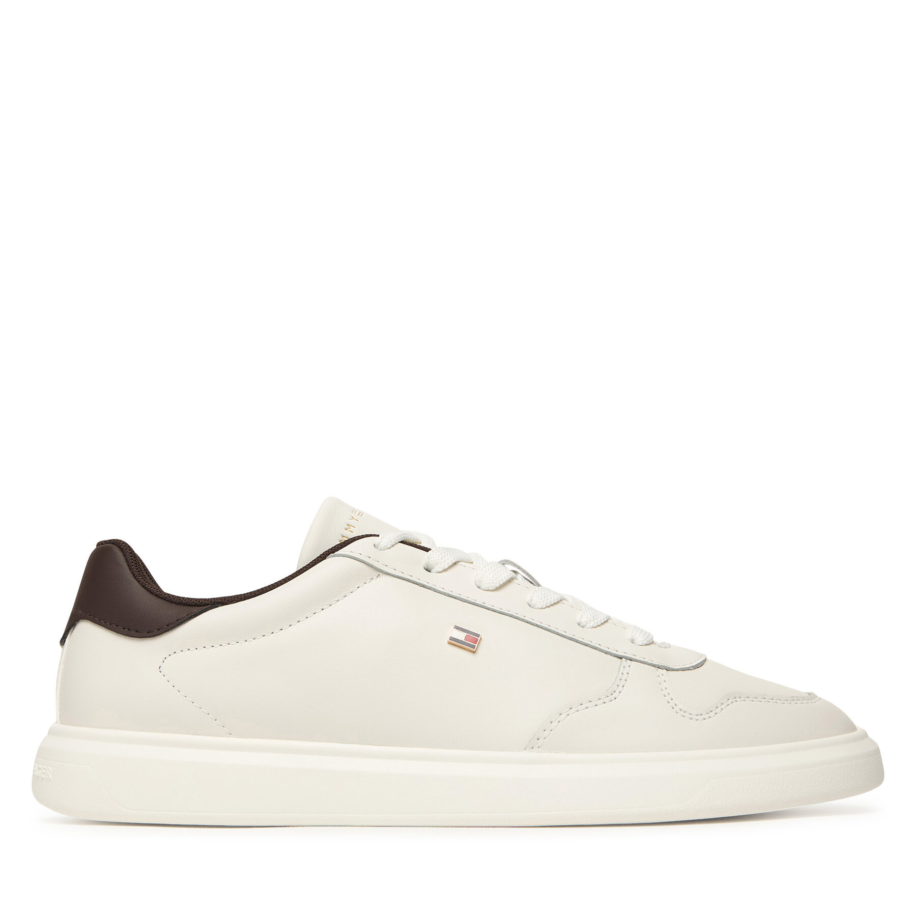 Sneakersy Tommy Hilfiger Icon Court Light FW0FW09601 Biela