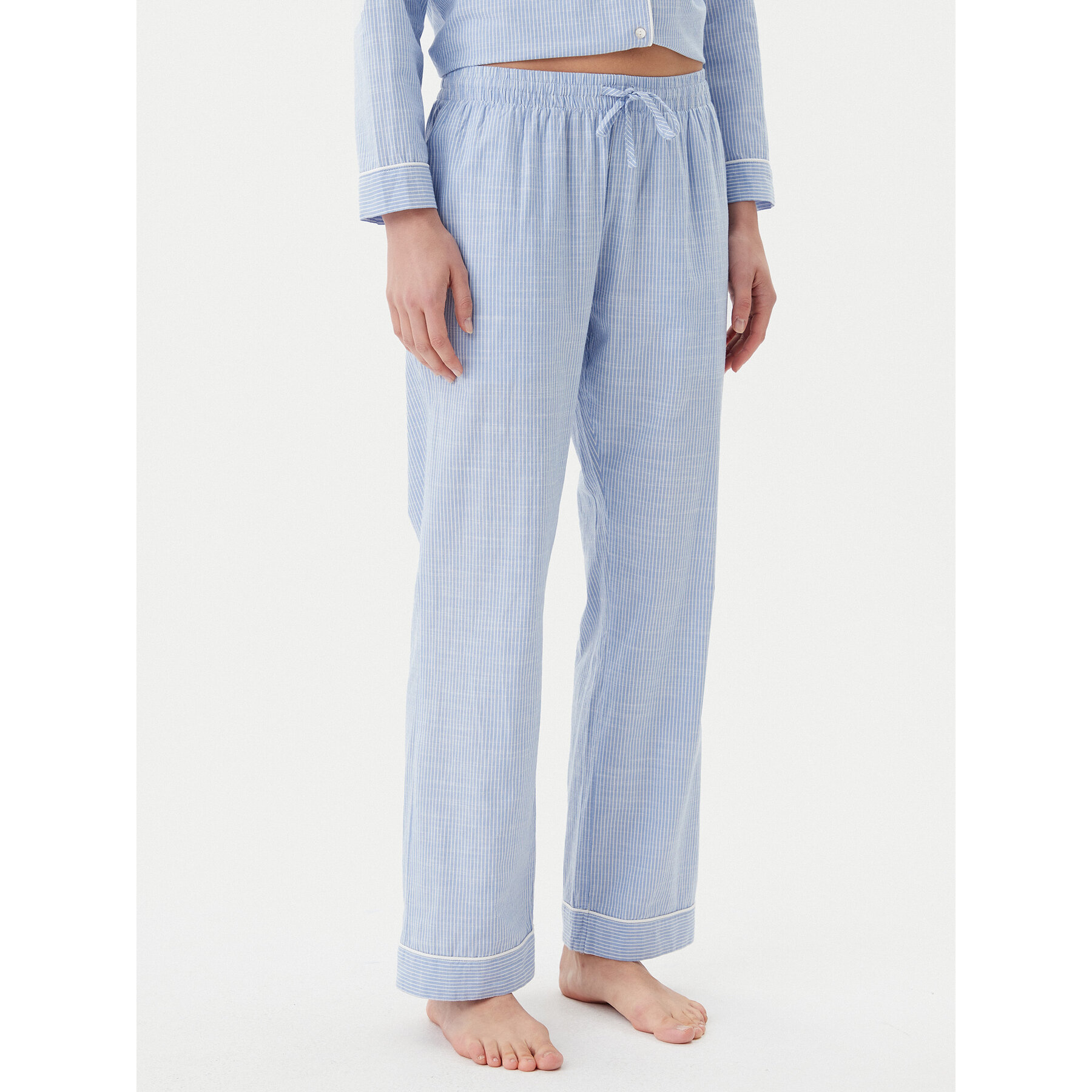 Hunkemöller Hunkemöller Παντελόνι πιτζάμας 301492 Γαλάζιο Regular Fit