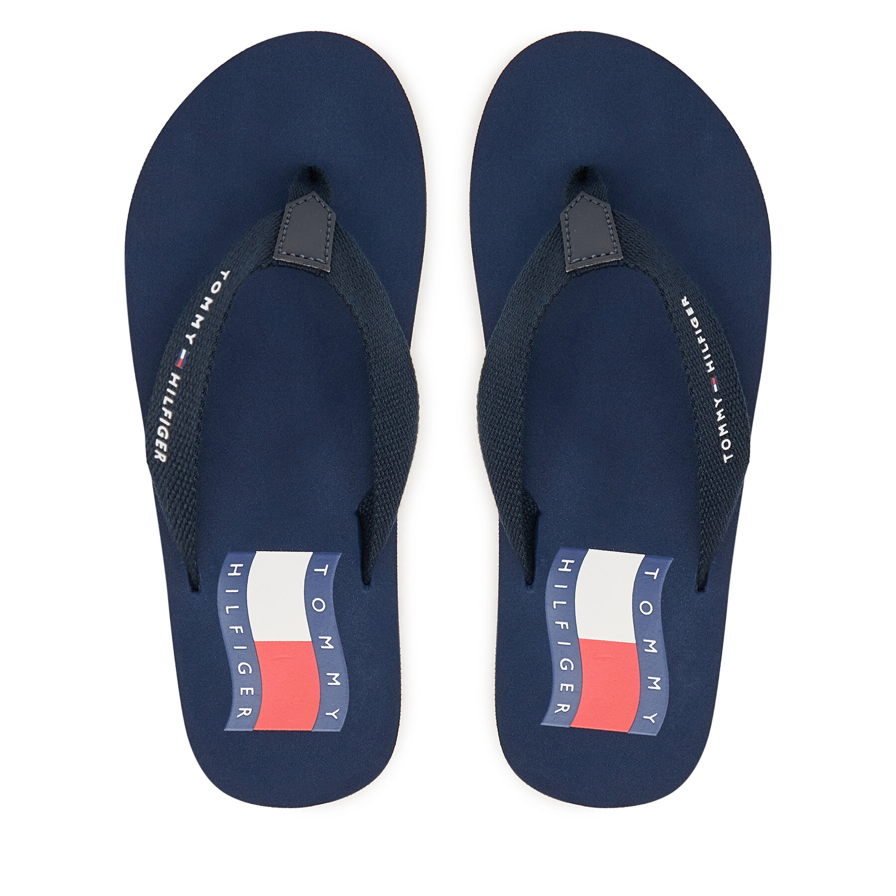 Šľapky Tommy Hilfiger T3X8-34408-0058 Modrá