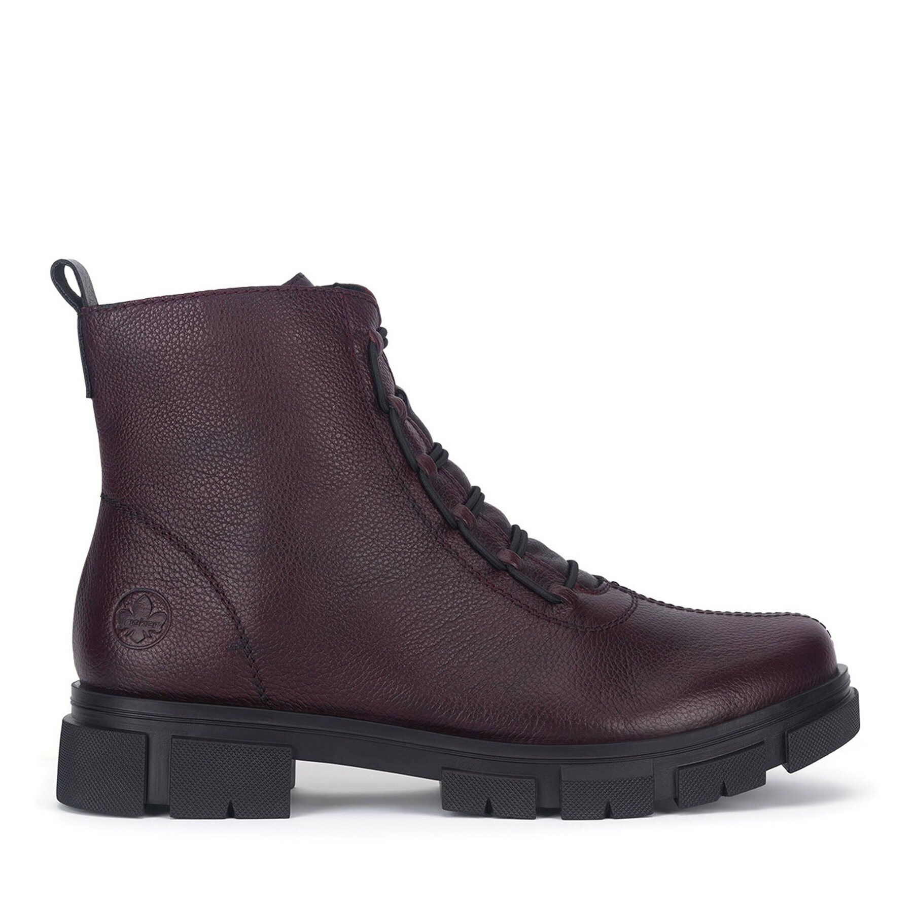 Damskie Rieker Botki, Rozmiar 36 Bordowy Y7150-35