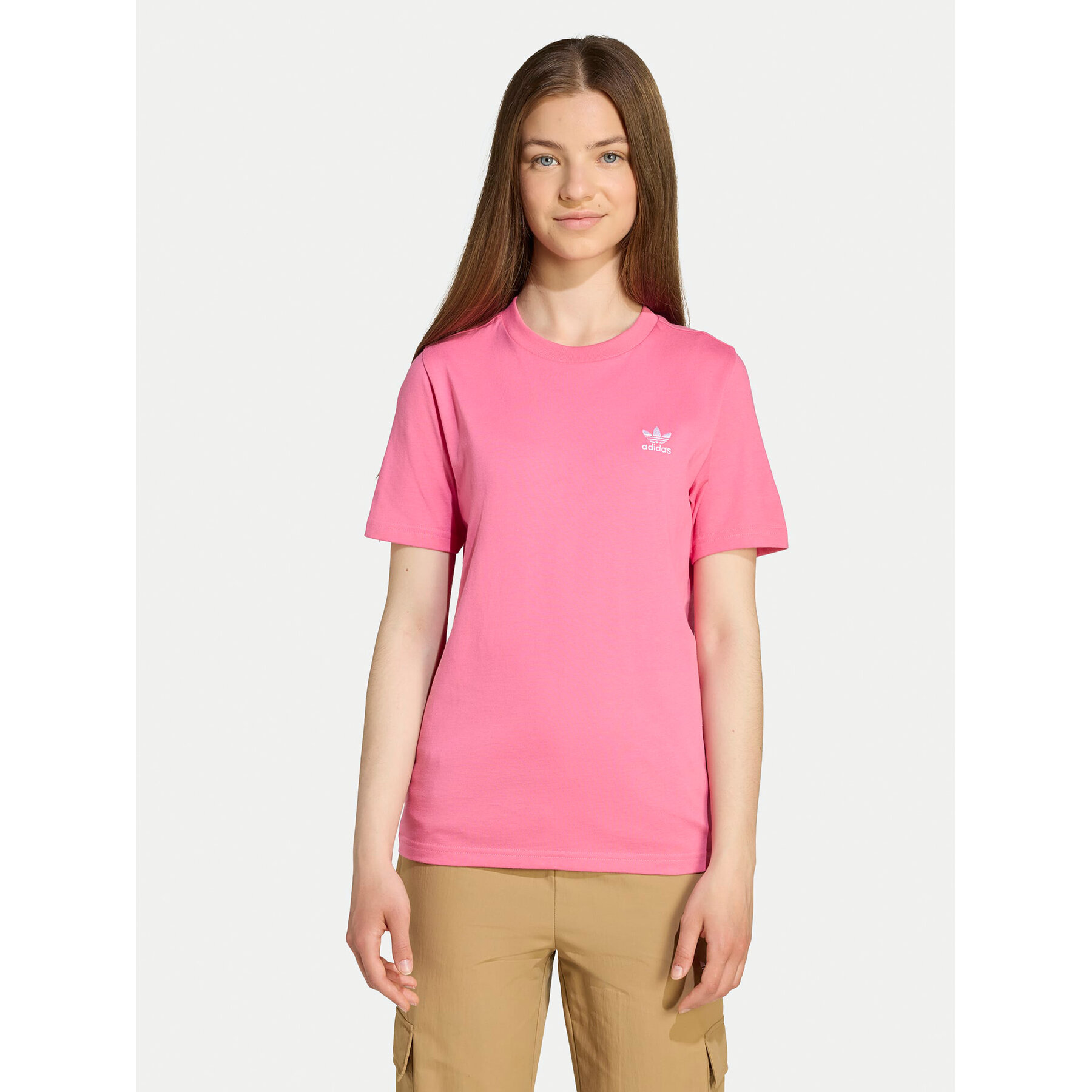 adidas T-Shirt JY4986 Ροζ Regular Fit