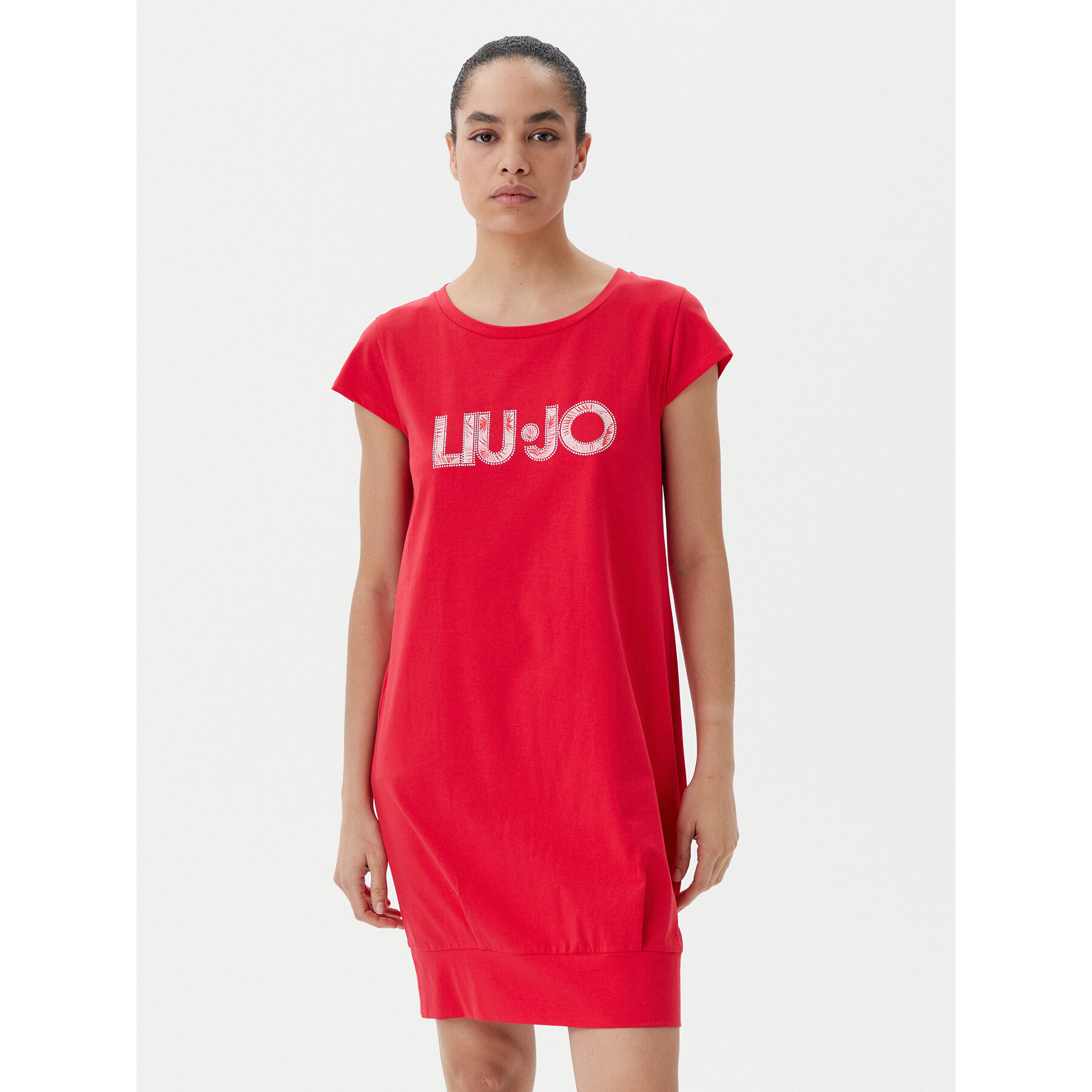 Liu Jo Beachwear Kleid für den Alltag VA5194 JS003 Rot Regular Fit