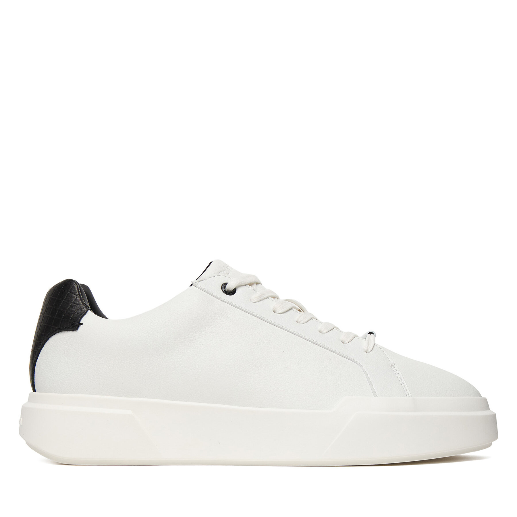 Tenisice Calvin Klein Chunky Cupsole Laceup Clean Lth HM0HM02239 Bijela