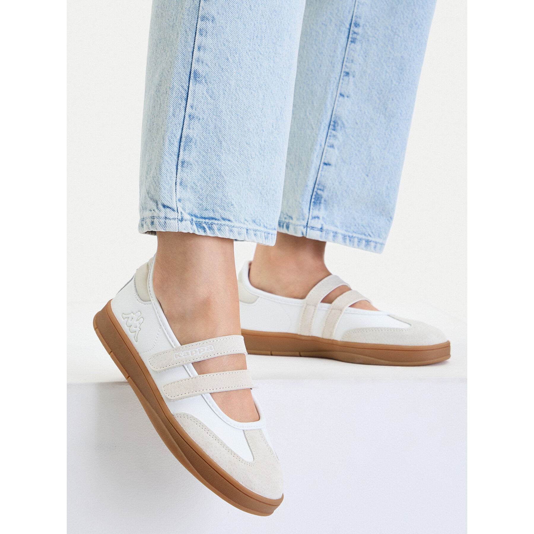 Sneakers Kappa CEOWB-WP40-027Z Alb